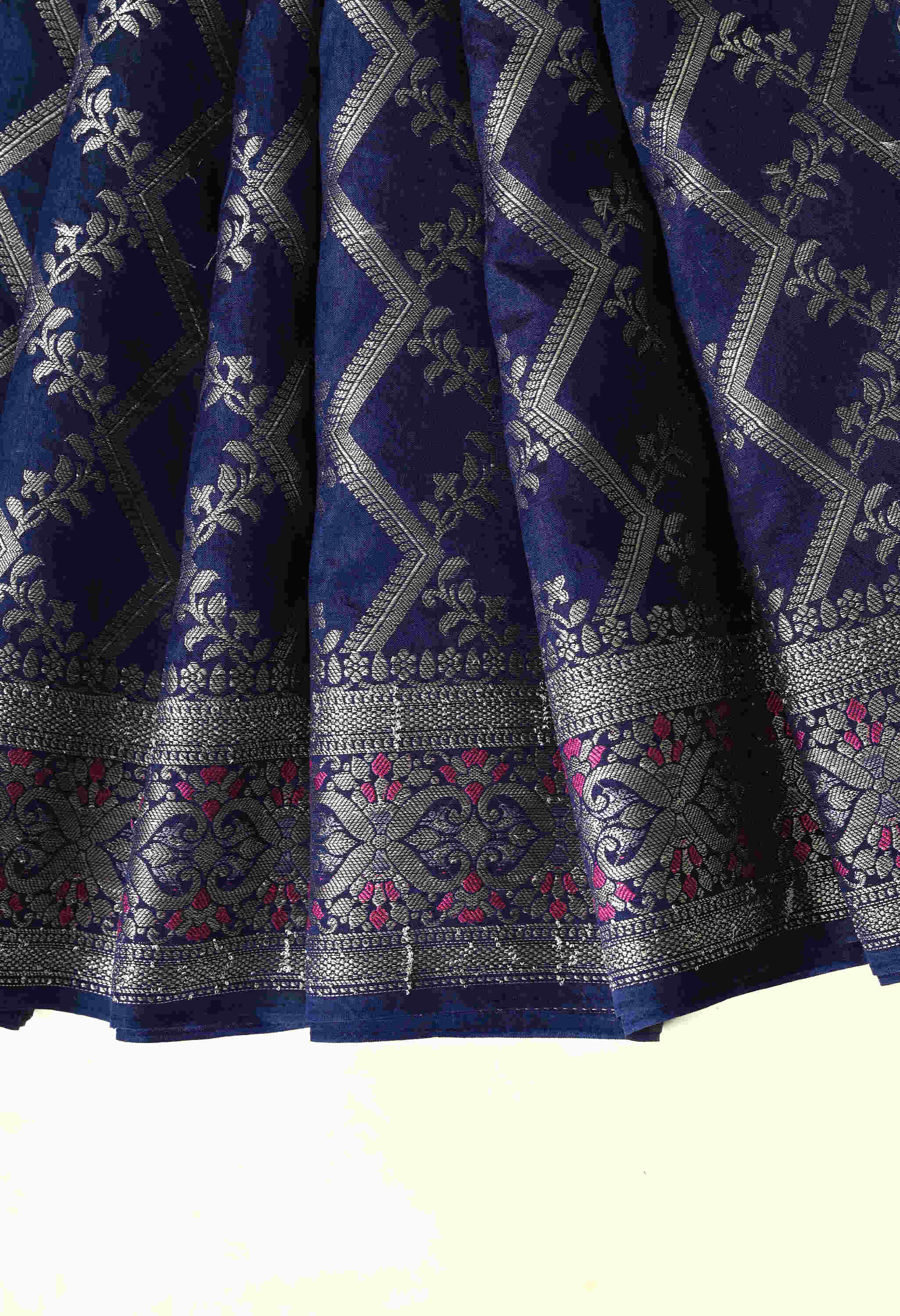 Best Party Wear Blue Silk Saree