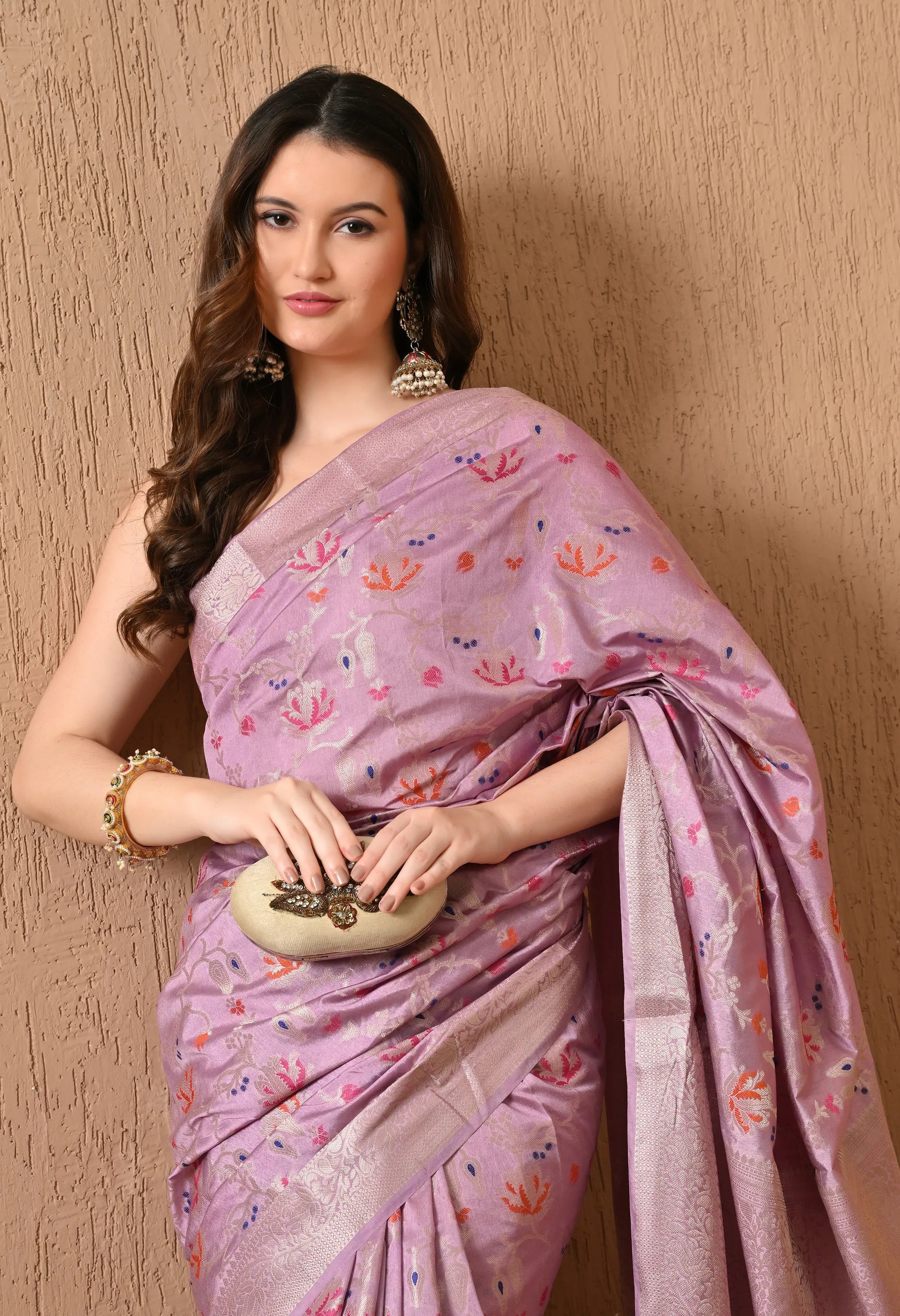 Purple Silk Saree 