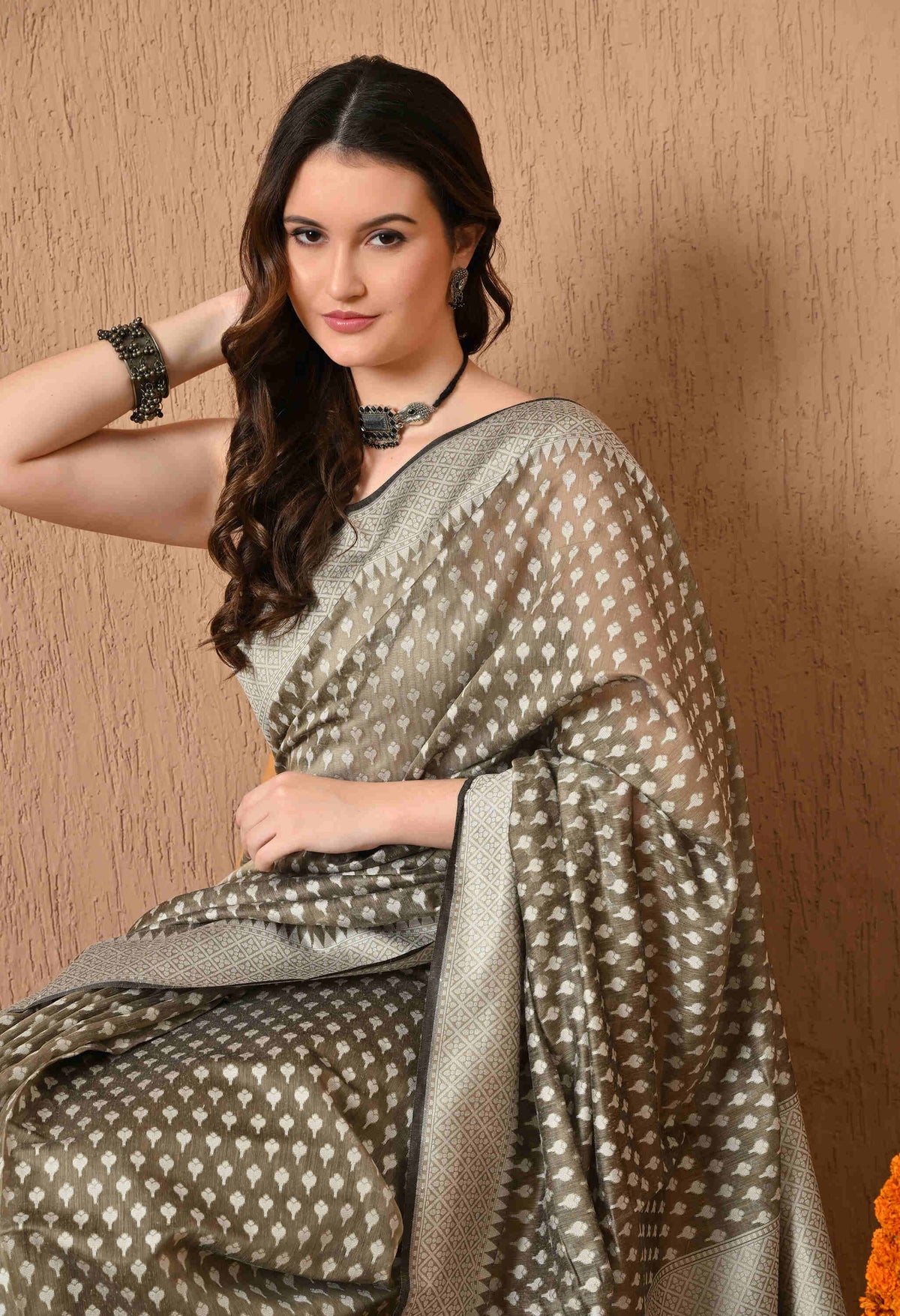 Best for rakhi gifts cotton festive saree