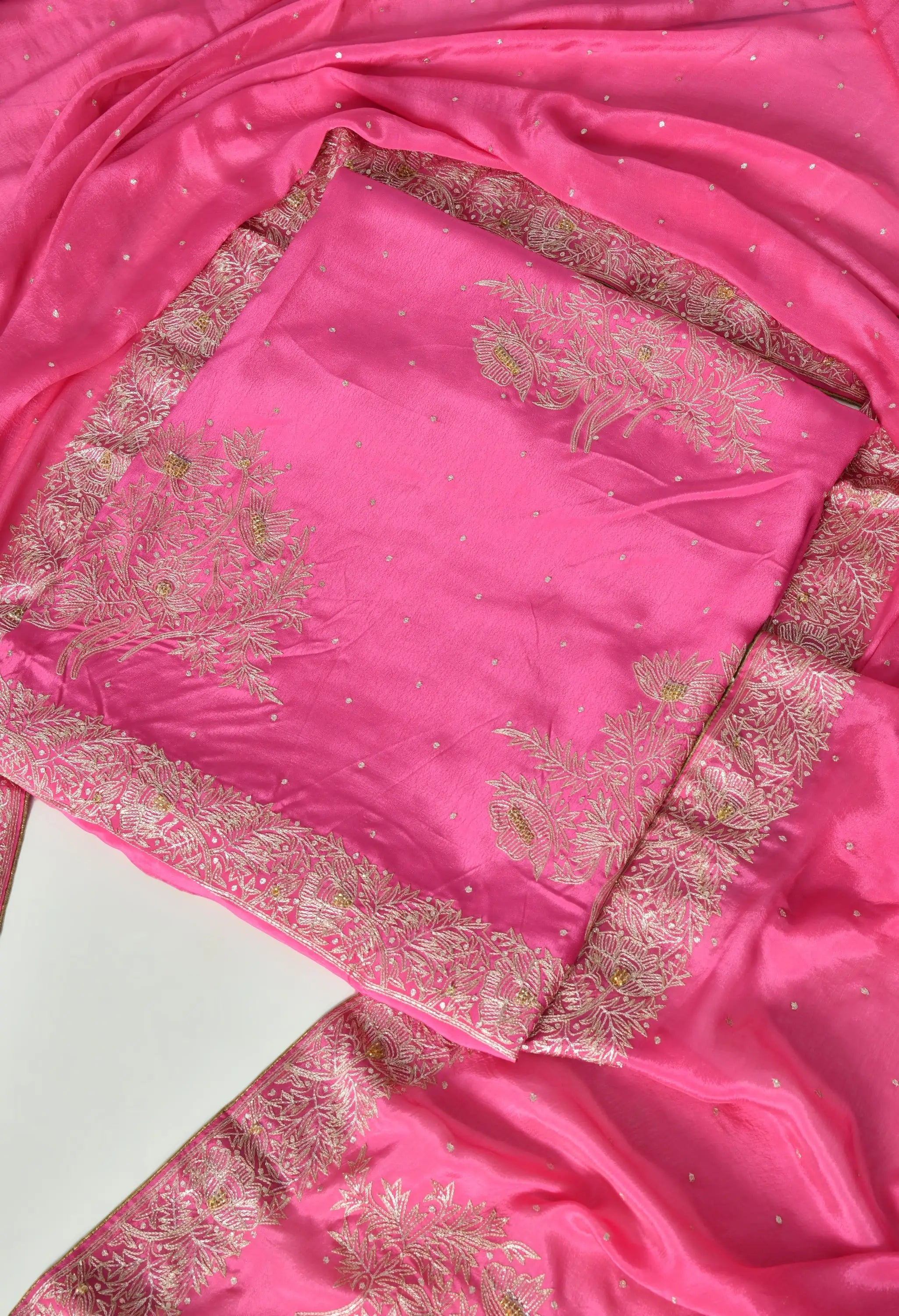 Best designer pink salwar and suit set