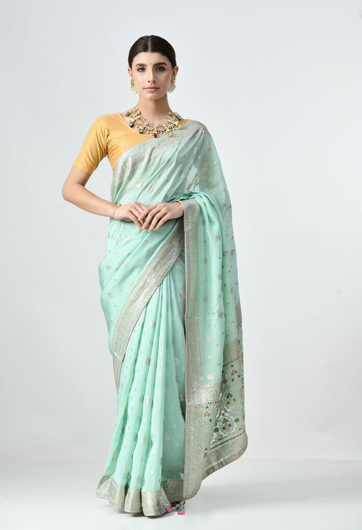 Best Kora silk saree for Hariyali Teej special