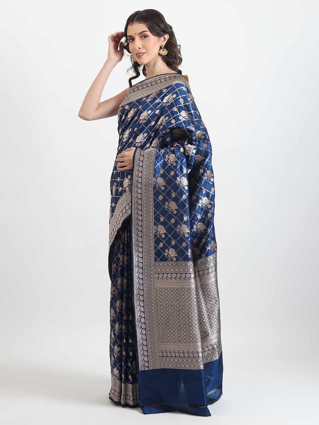 Katan Saree for Party Wear