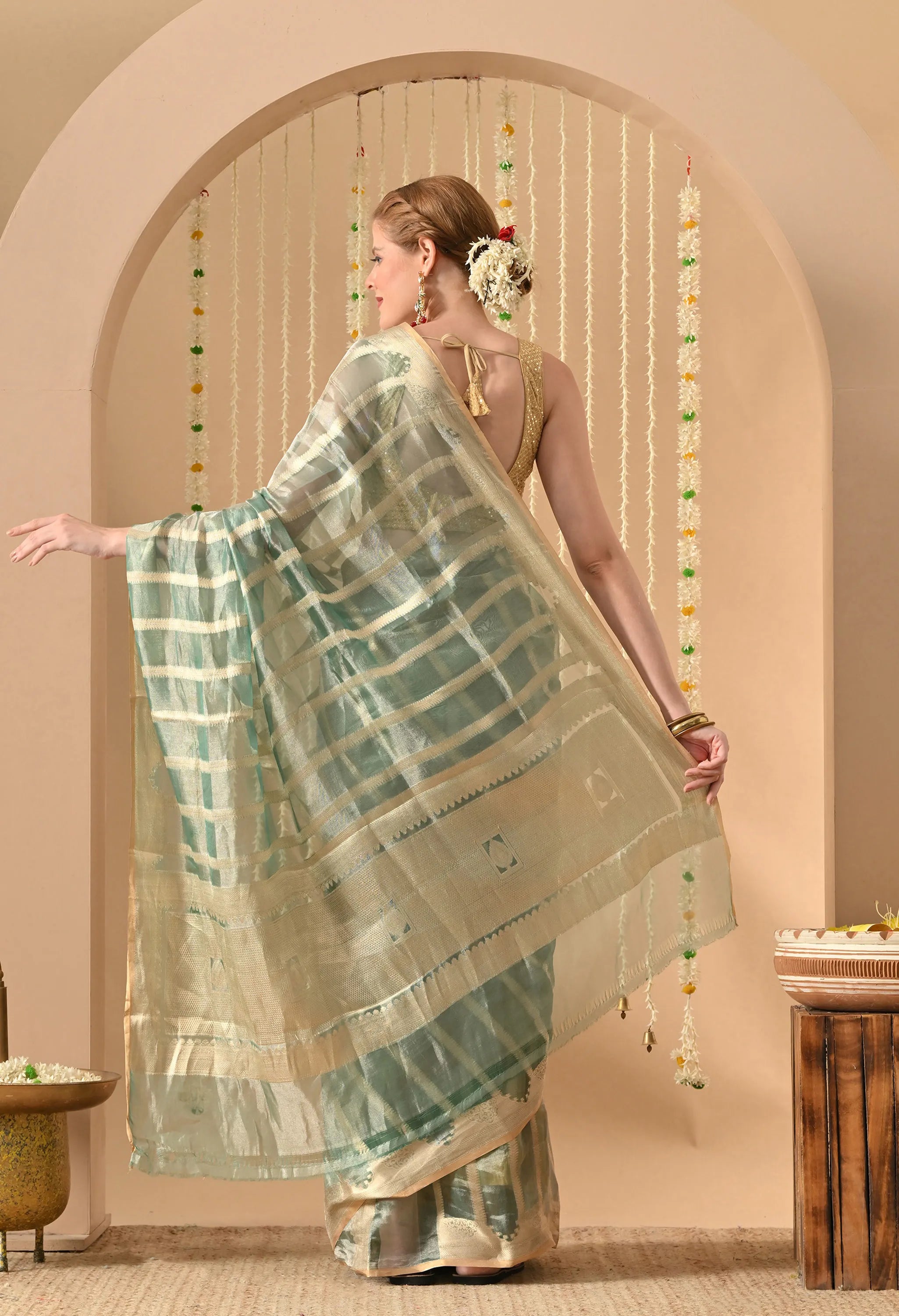 trending tissue saree designs 