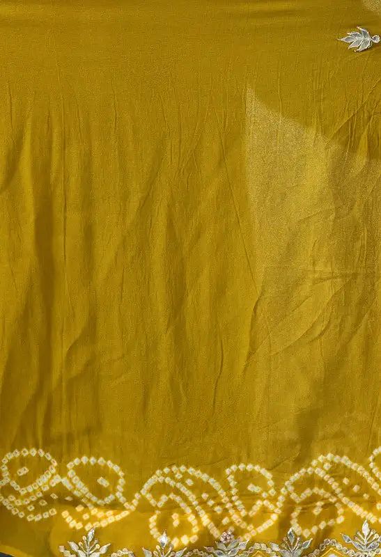 Chinon chiffon saree