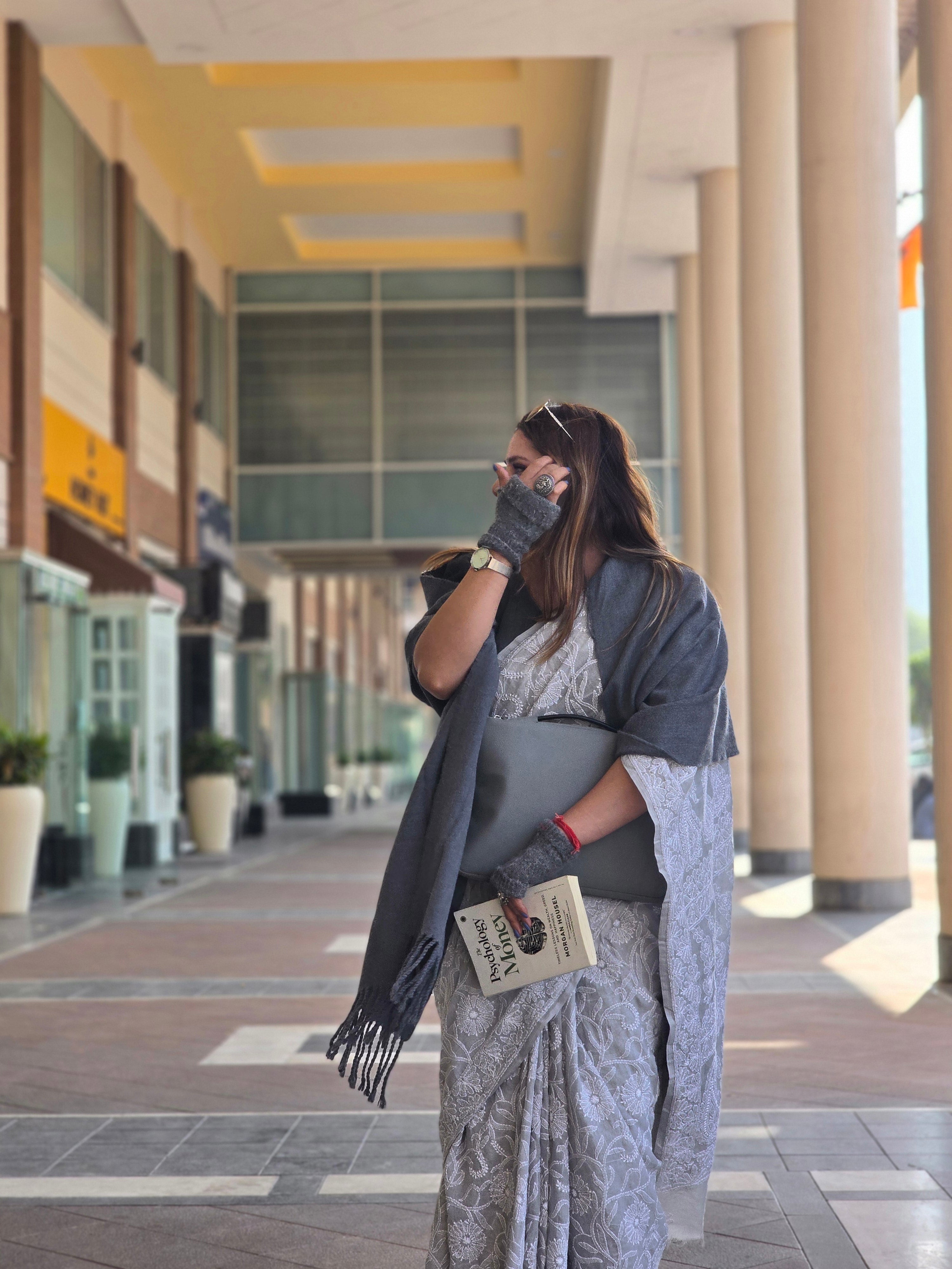 Cotton Chikankari Saree