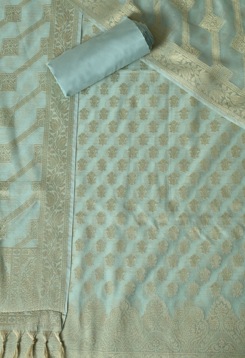 Buy Chanderi cotton suit set online