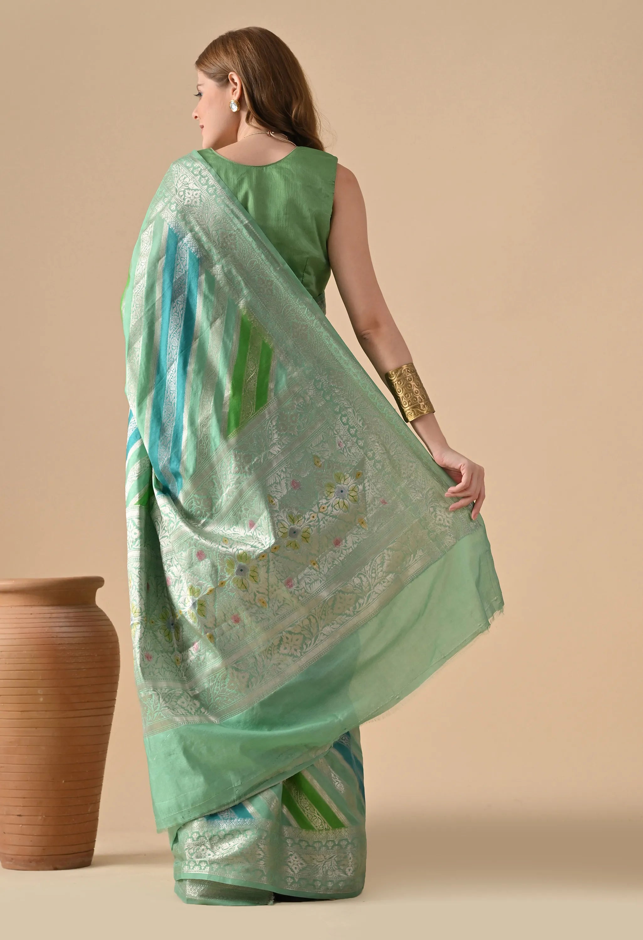 Festival Jari Weave Rangkat Silk Saree