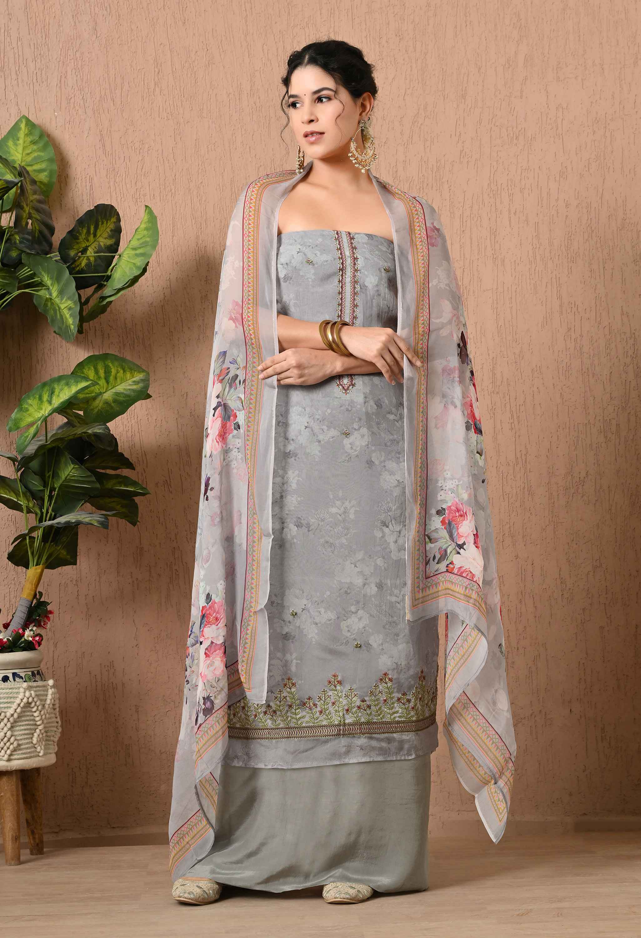 Organza salwar kameez