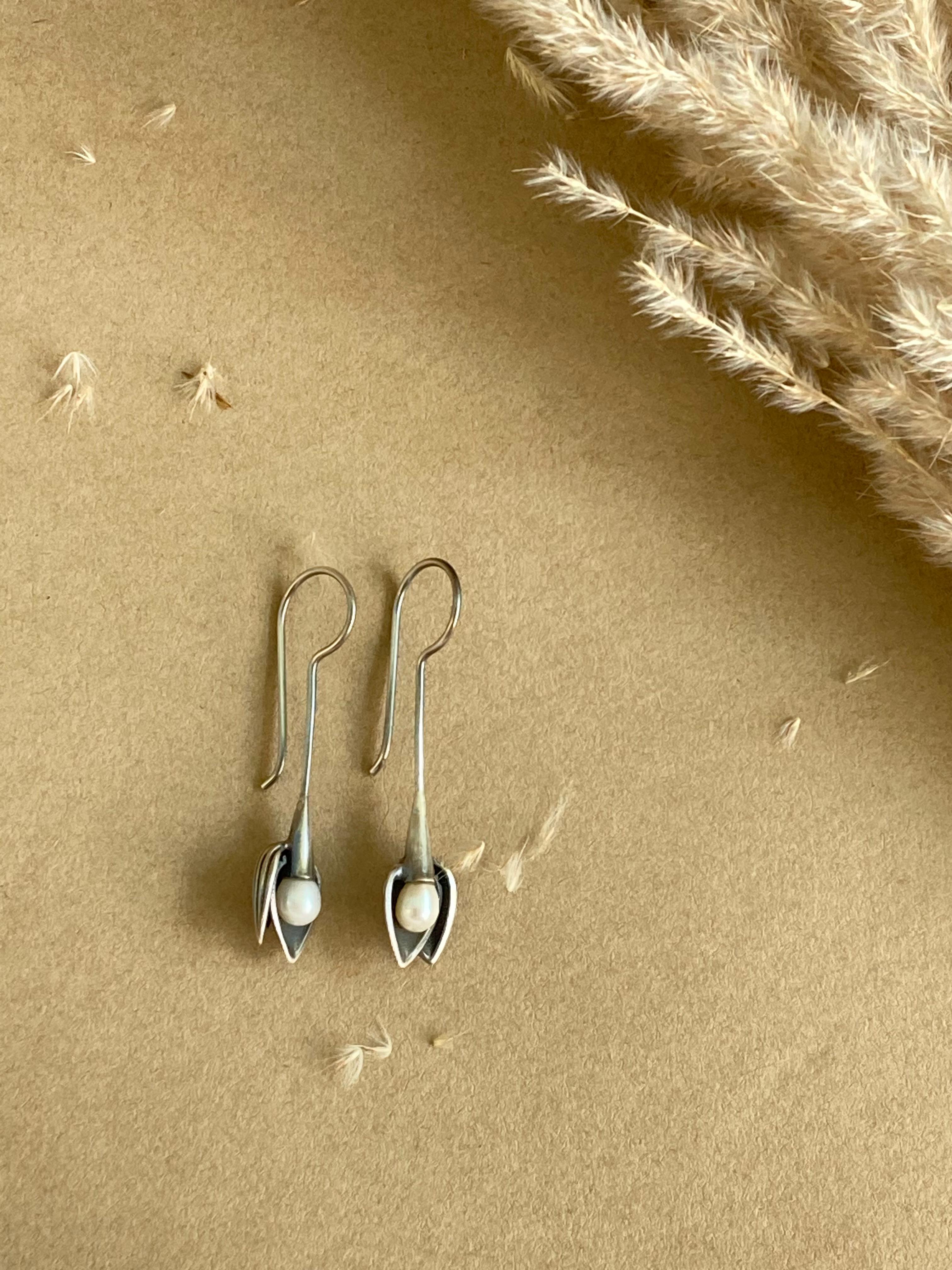 silver earrings for women