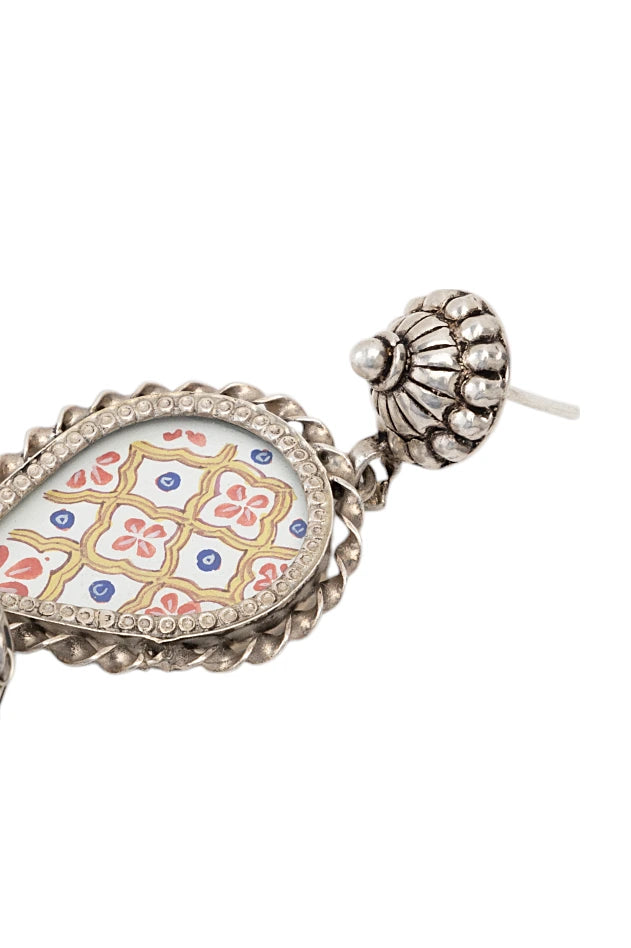 designer silver earrings online 