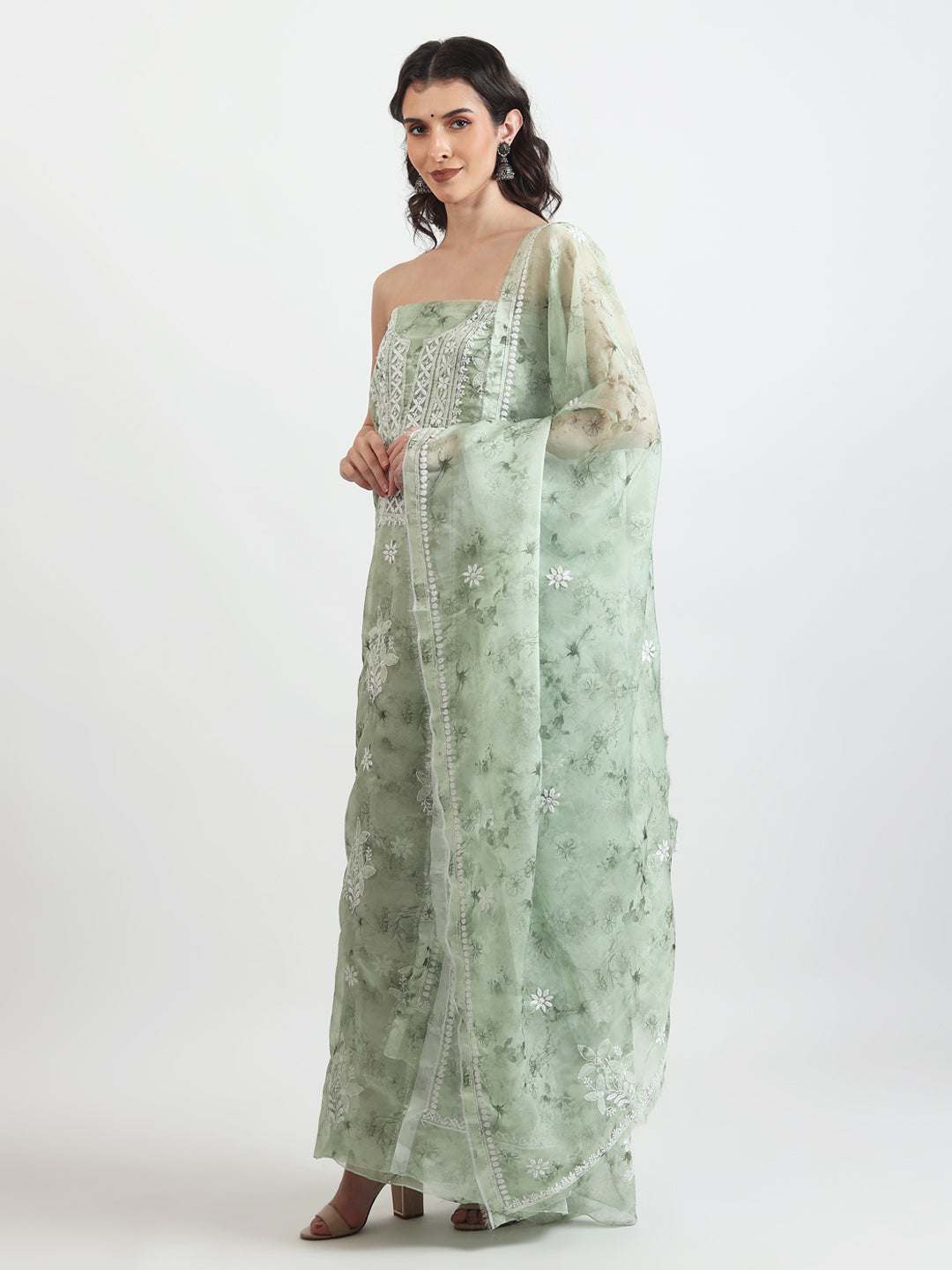 Buy Organza Suit Set