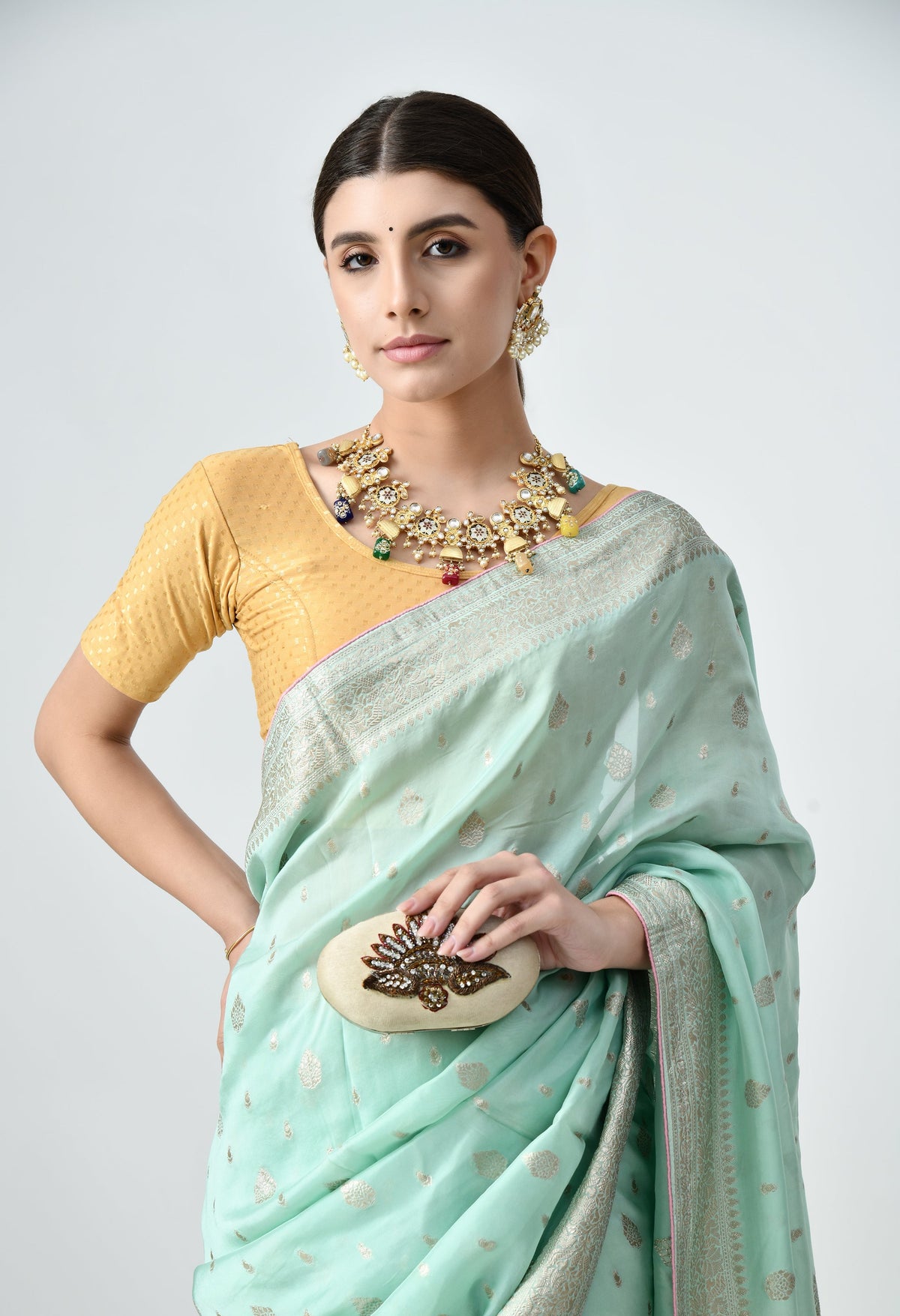 Festive Kora silk saree collection online India
