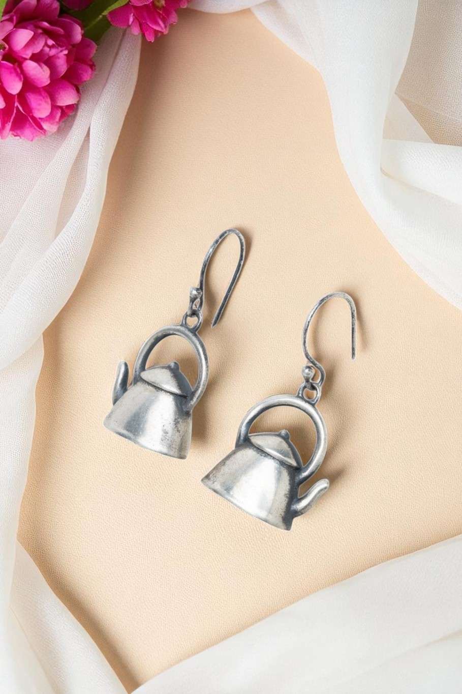 Buy pure silver earrings online India