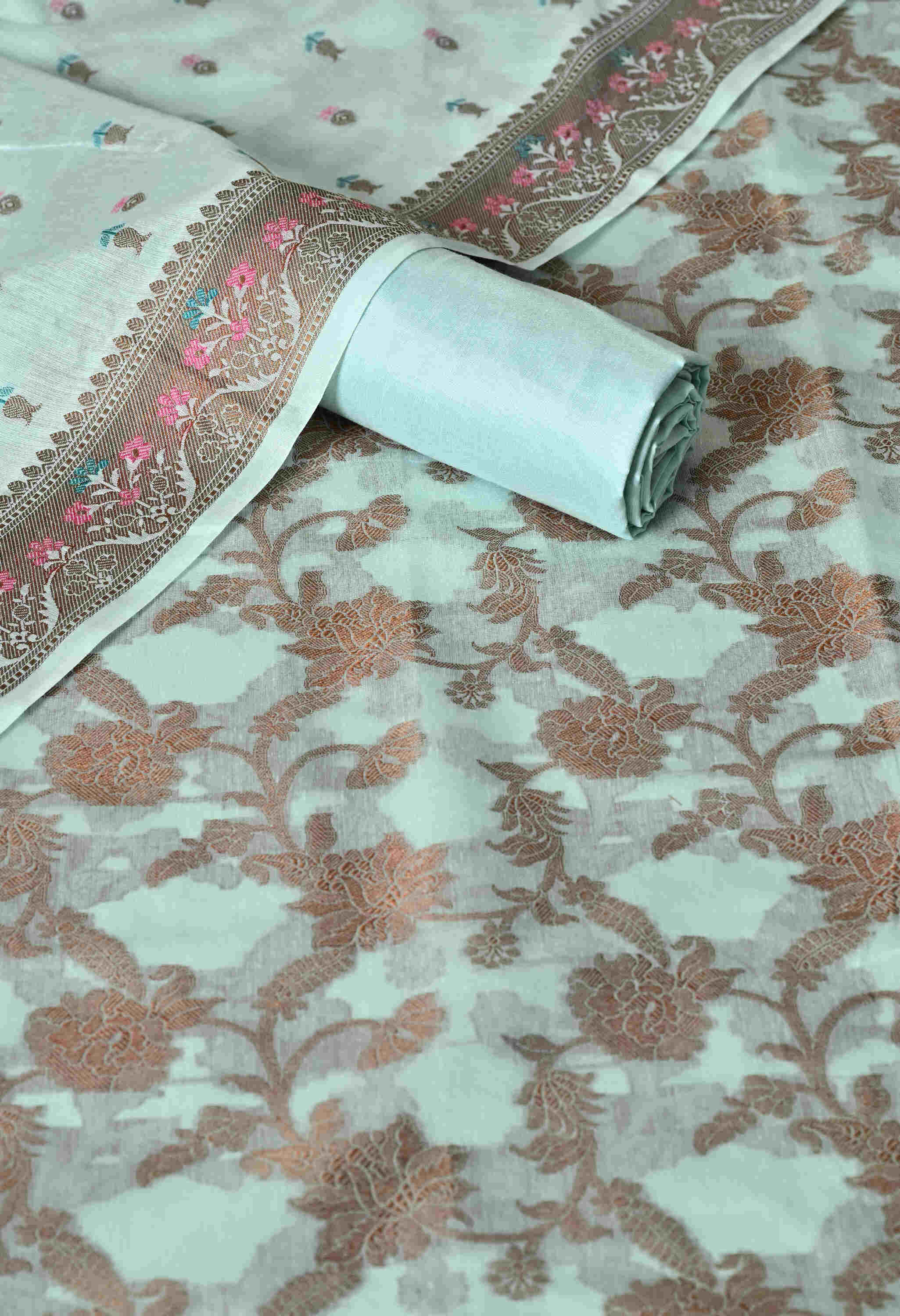 Chanderi cotton salwar kameez