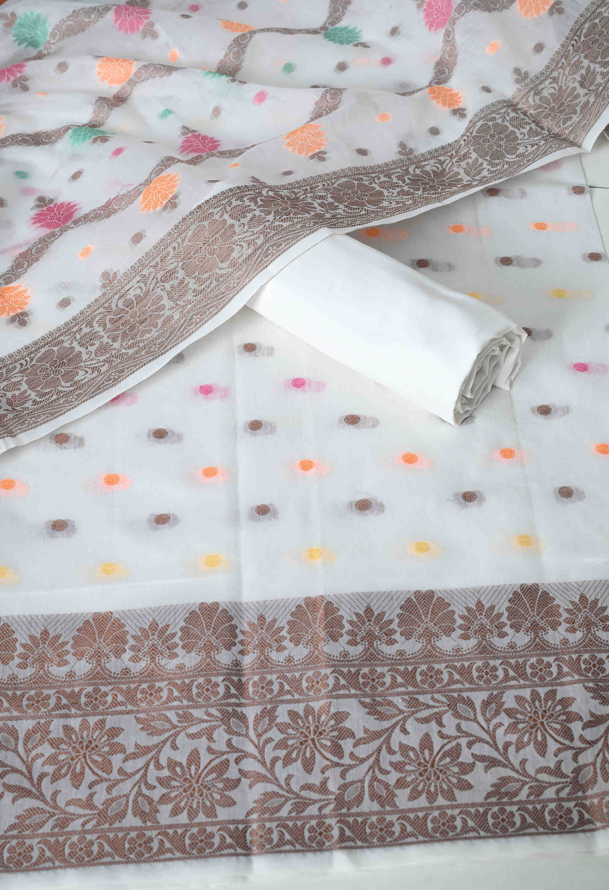 Chanderi cotton salwar suit