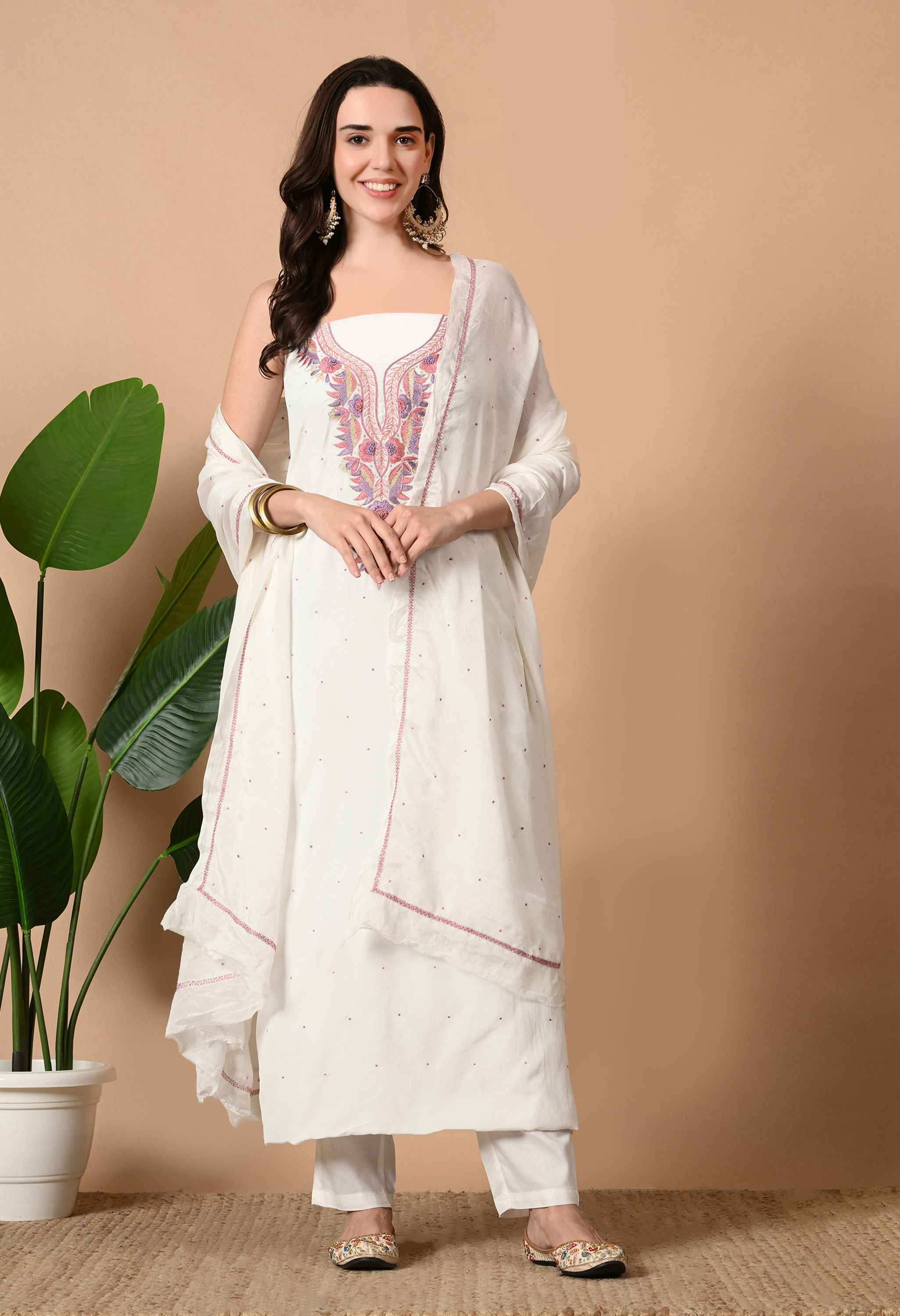 Crepe suit set for women