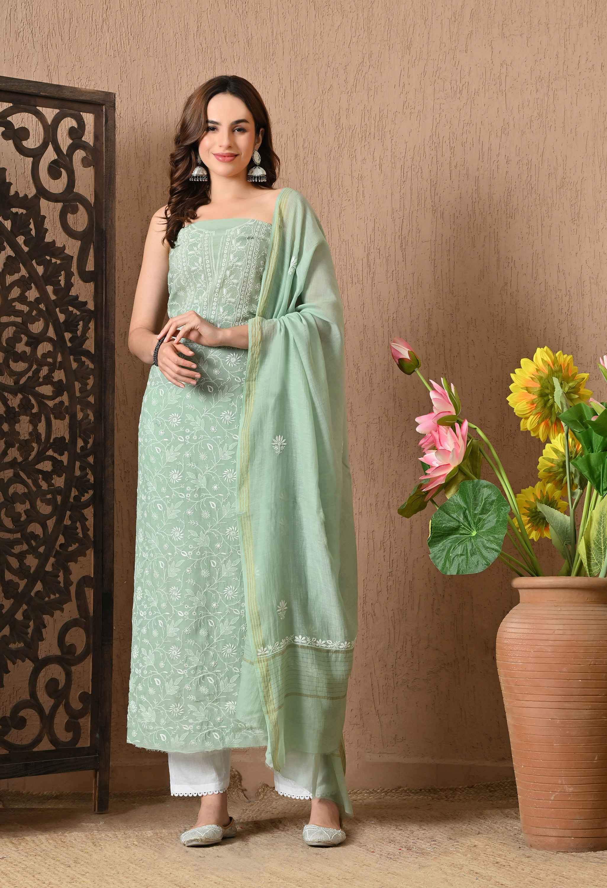 Crepe suit sets for women