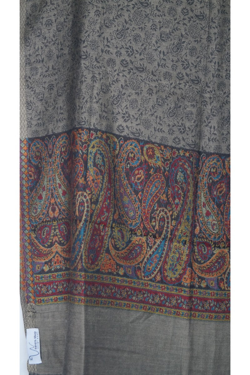 Women’s Seal Gray Wool Shawl