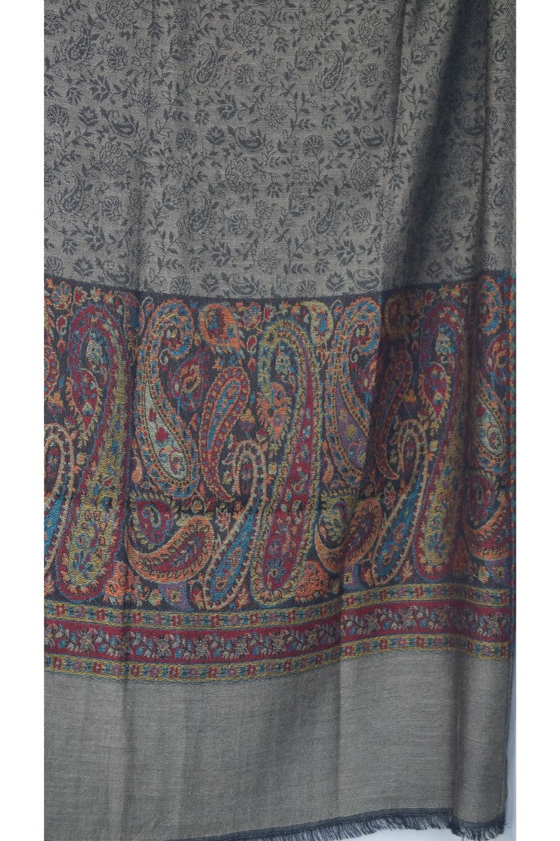 Women’s Seal Gray Wool Shawl