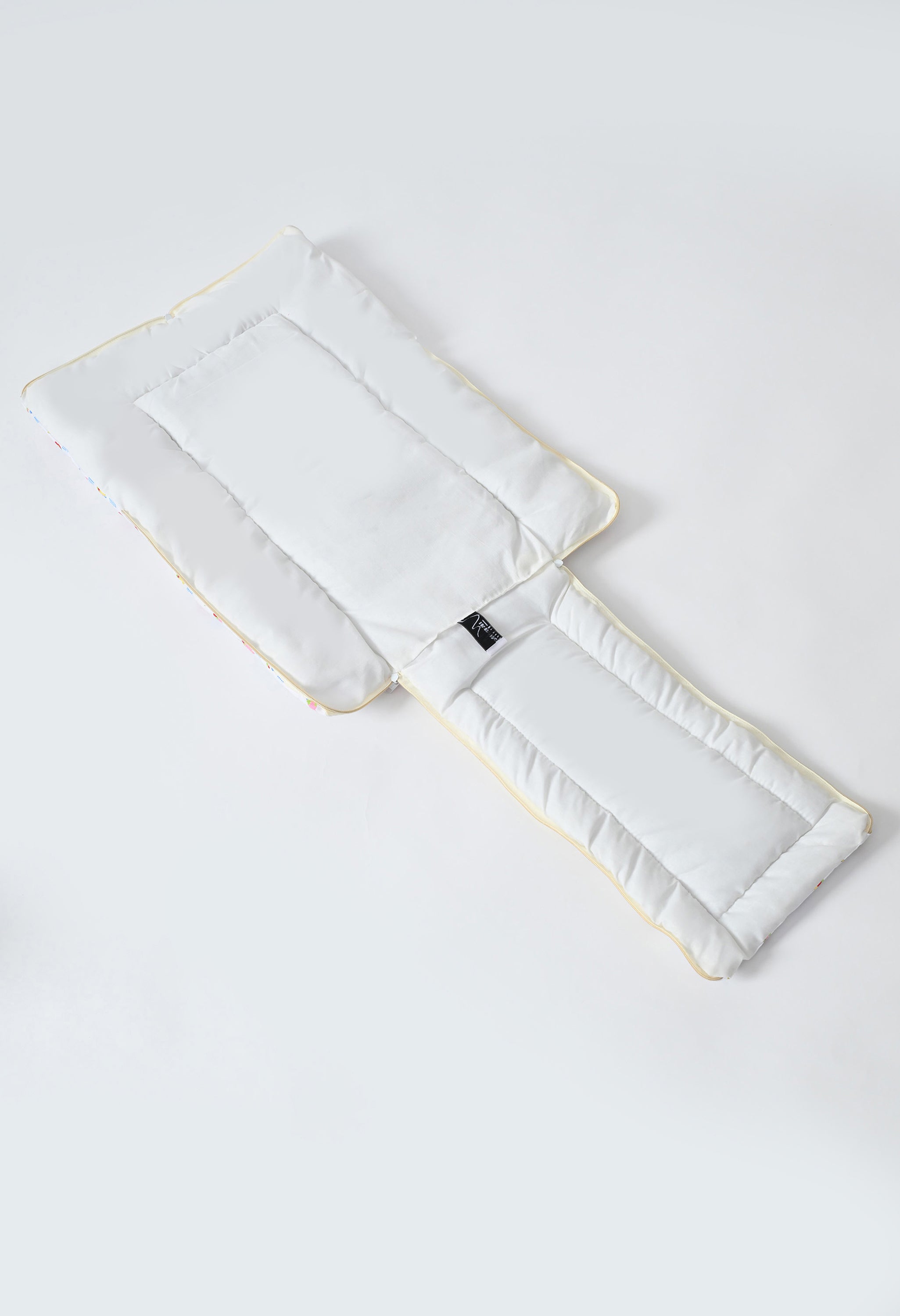 Unisex 5-Piece Newborn Baby Bedding Combo Set - Printed Mattress with Mosquito Net, Sleeping Bag, and Bolsters