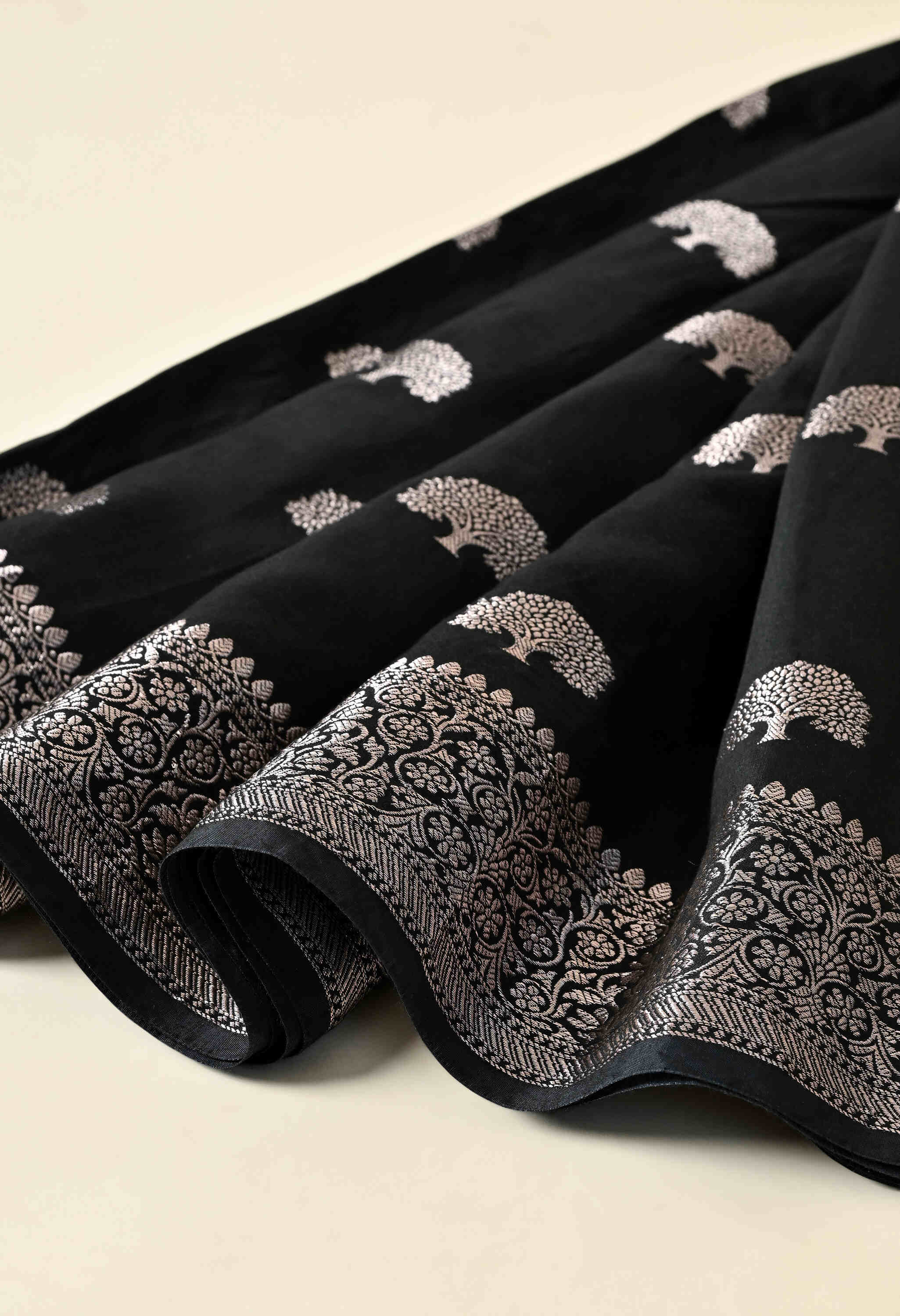 Best Banarasi Silk Black Saree