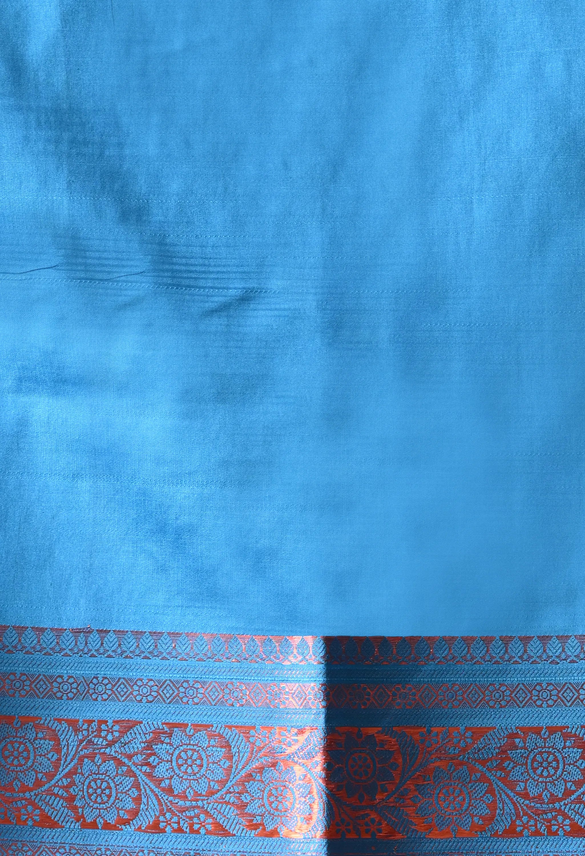 Ethnic Motifs Woven Design Zari Silk Blend Saree