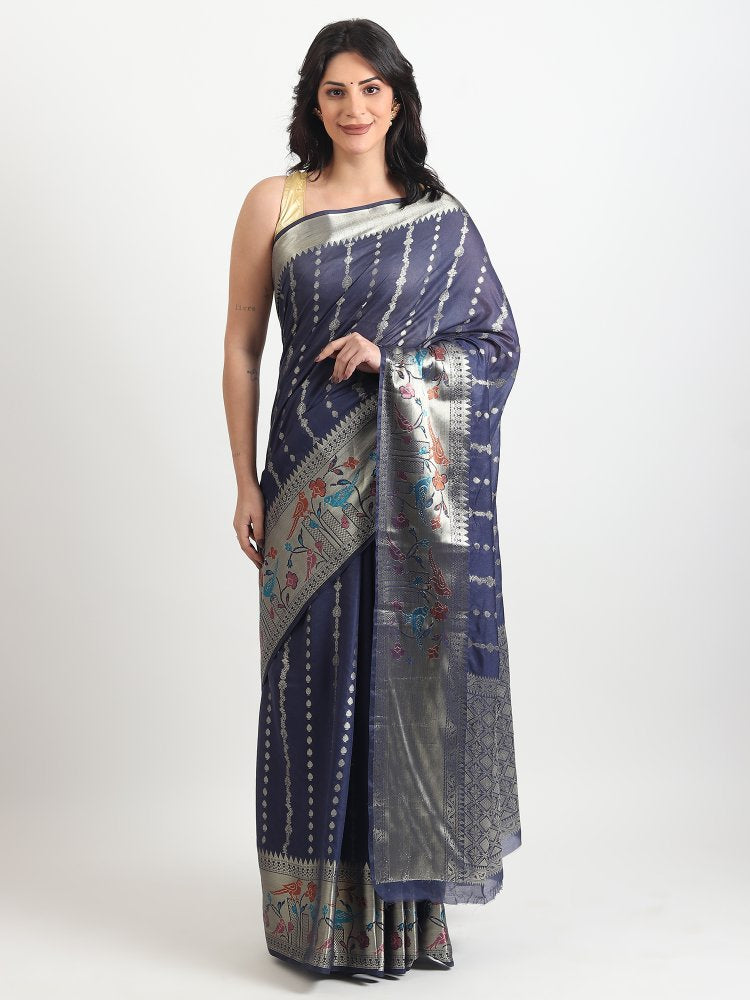 Designer Banarasi silk saree