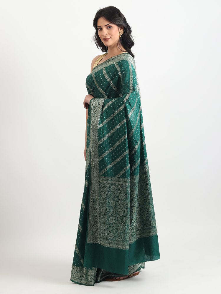 Designer Banarasi silk saree