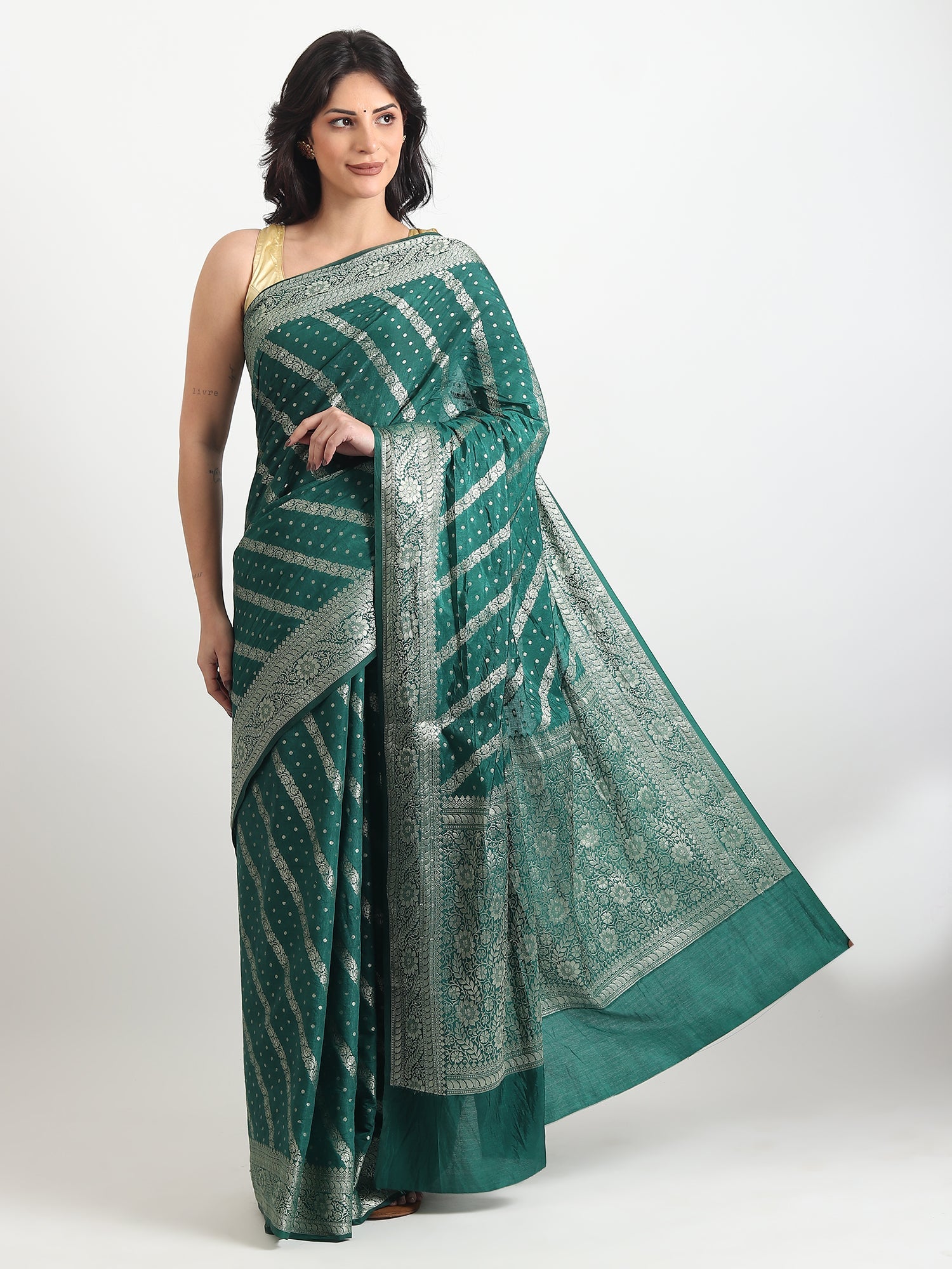 Designer Banarasi silk saree