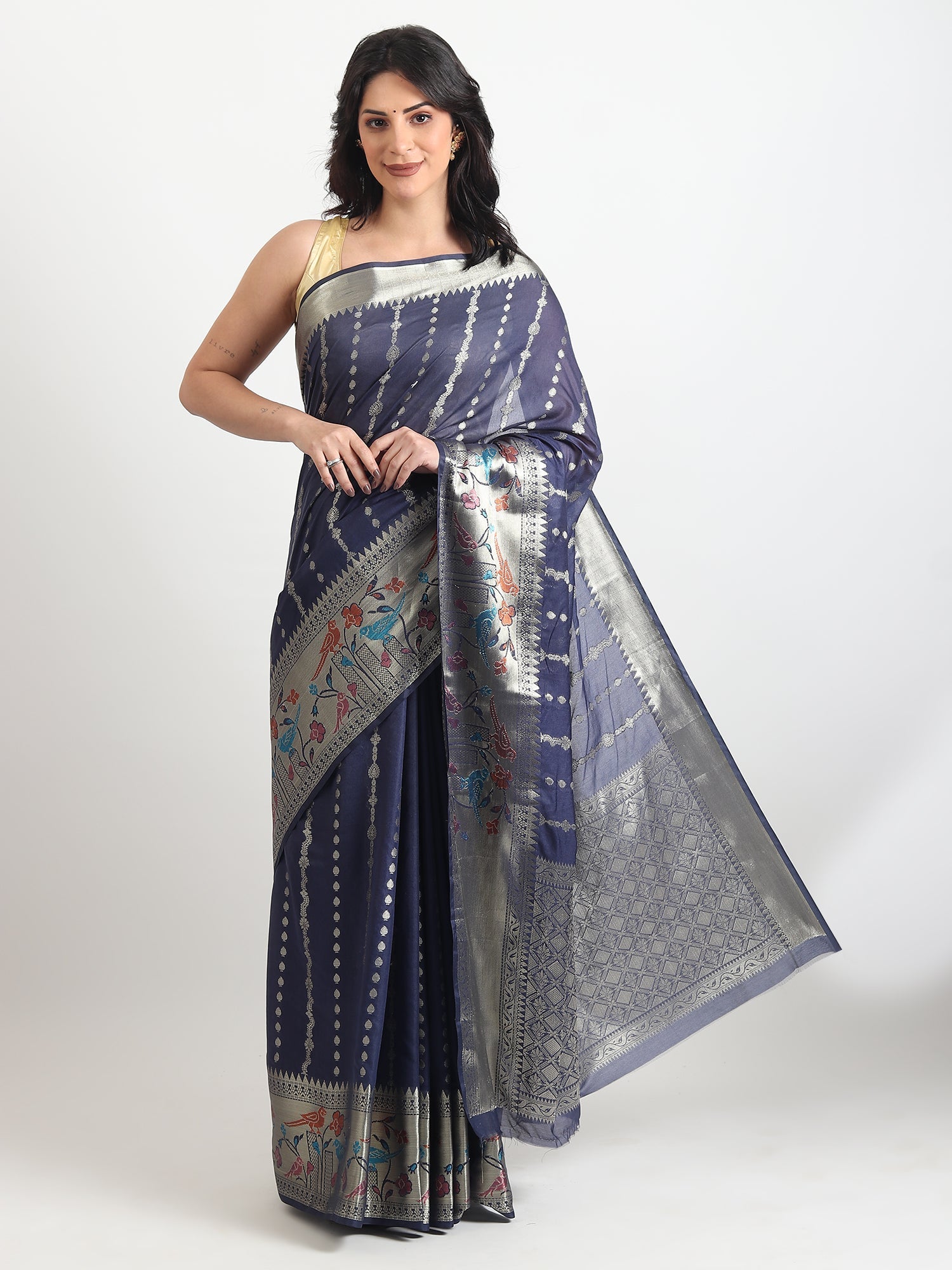 Designer Banarasi silk saree