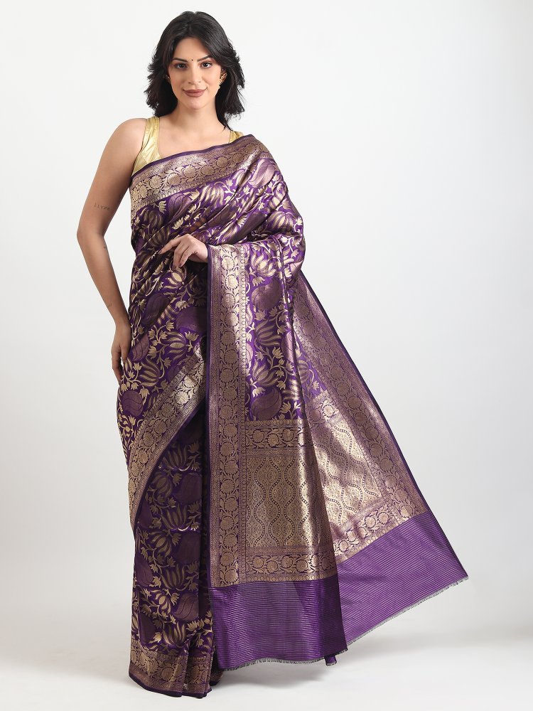 Designer Katan silk saree