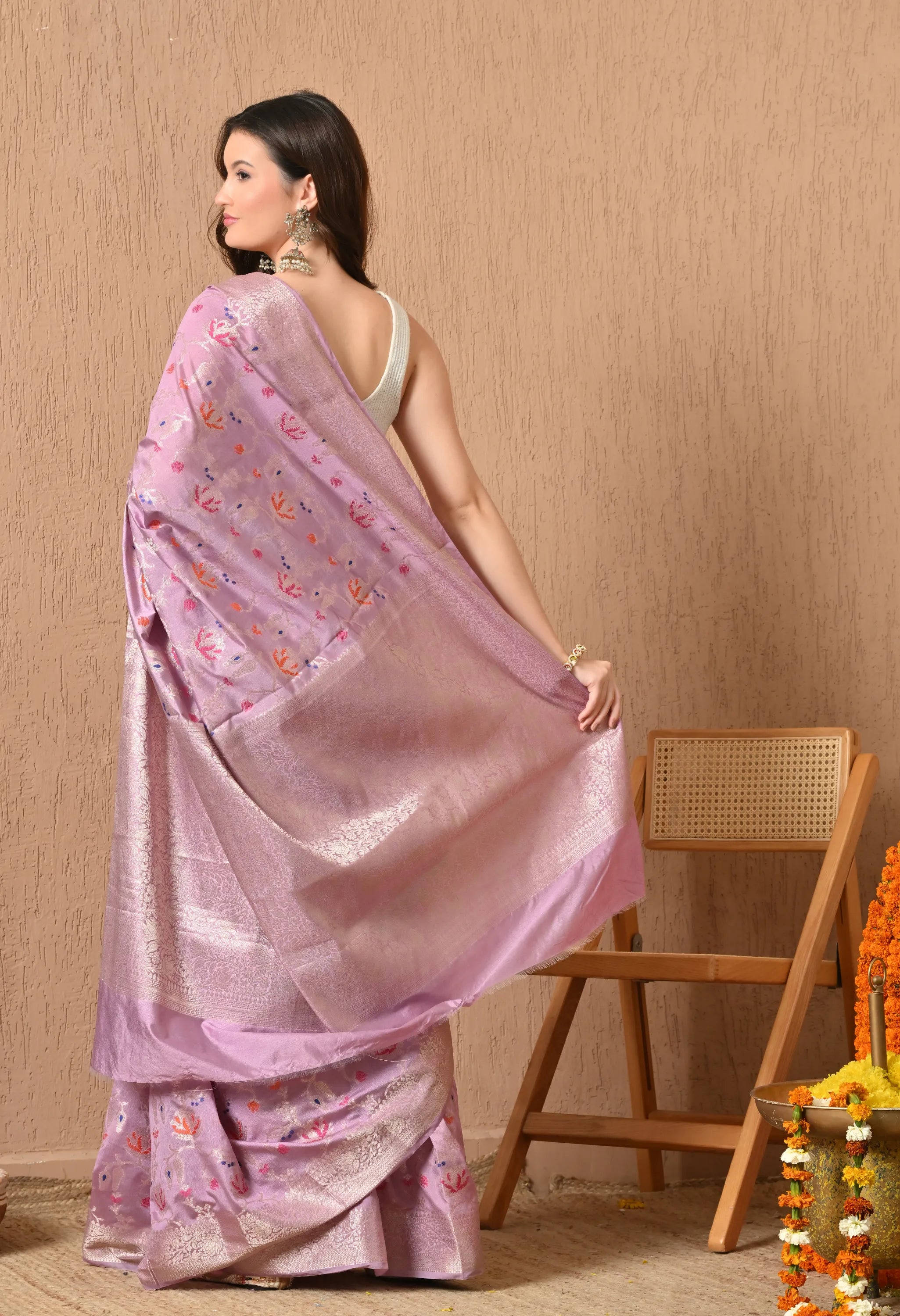Purple Silk Saree 