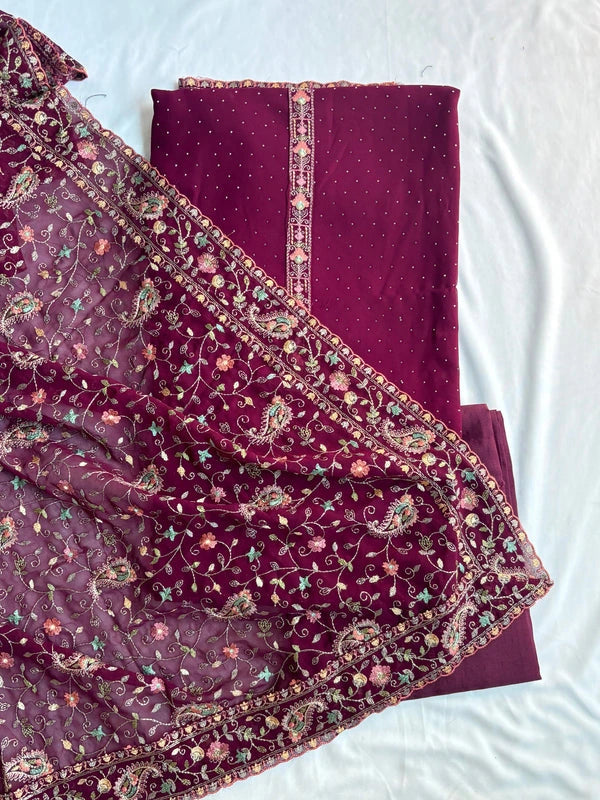 Designer Red Salwar and Kameez Online