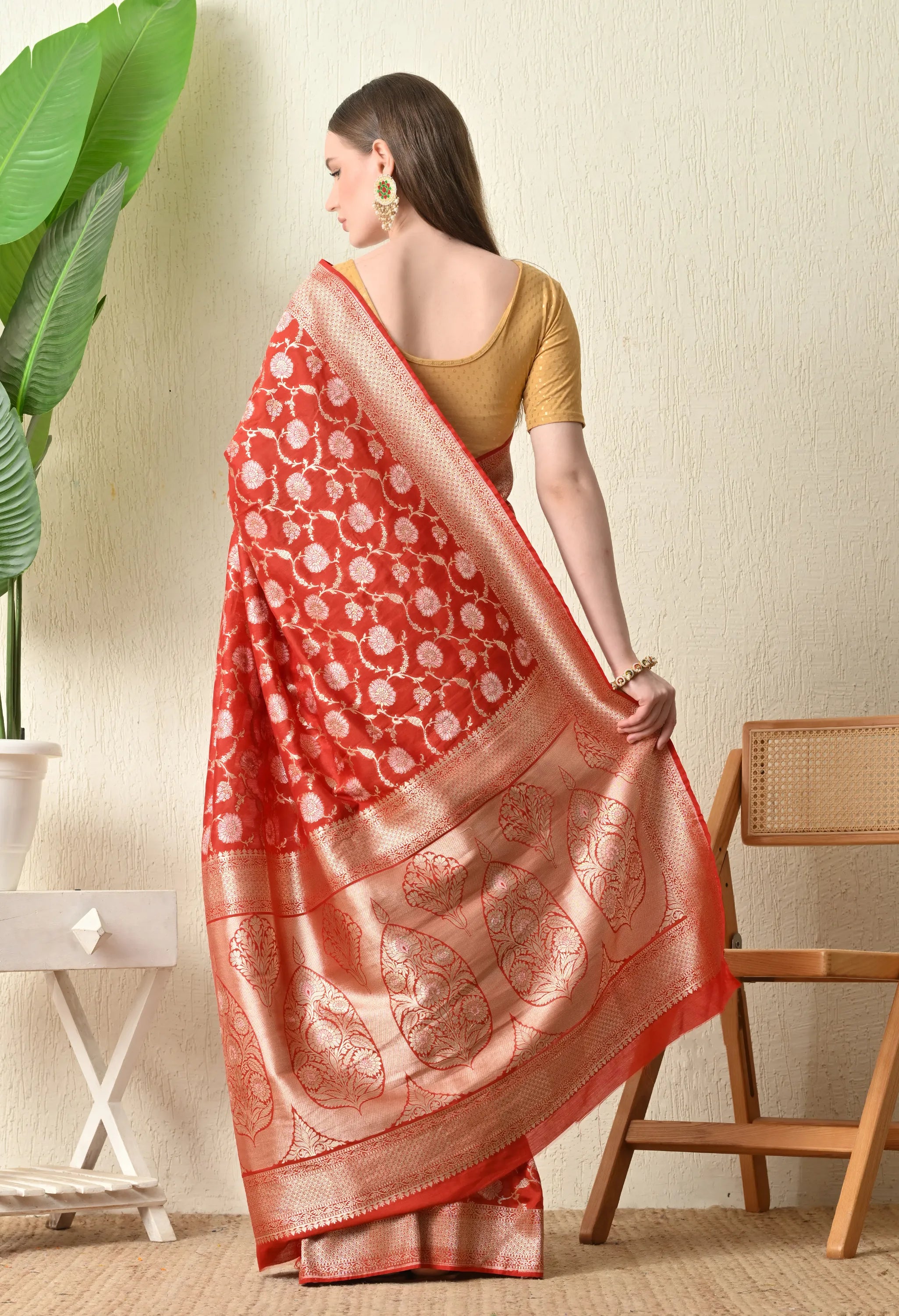 Trending Red Silk Saree