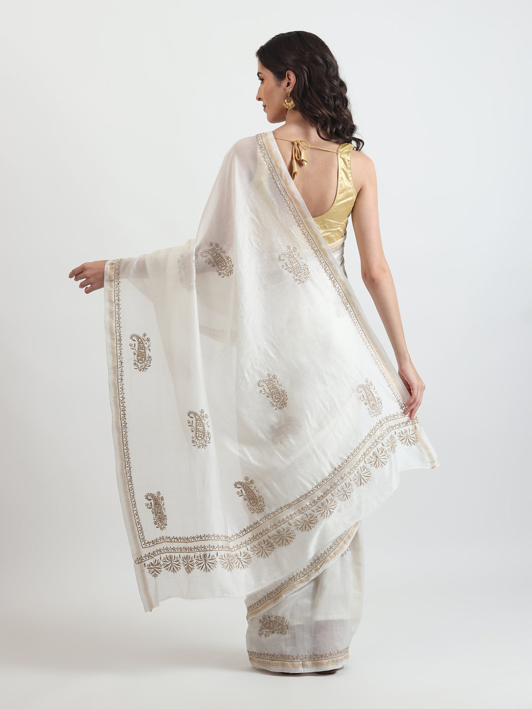 Party and festive wear cotton saree