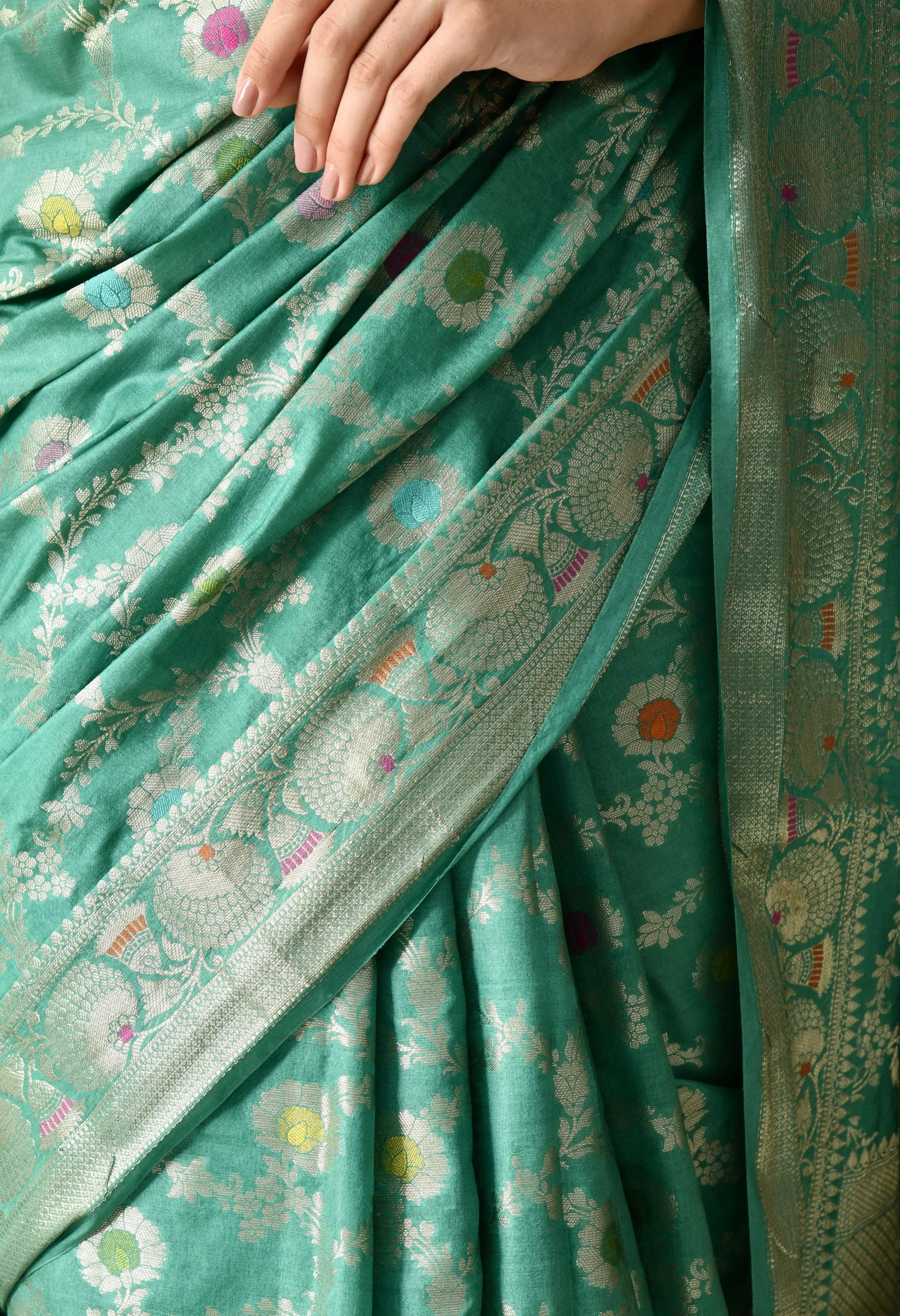 Designer silk saree for women online