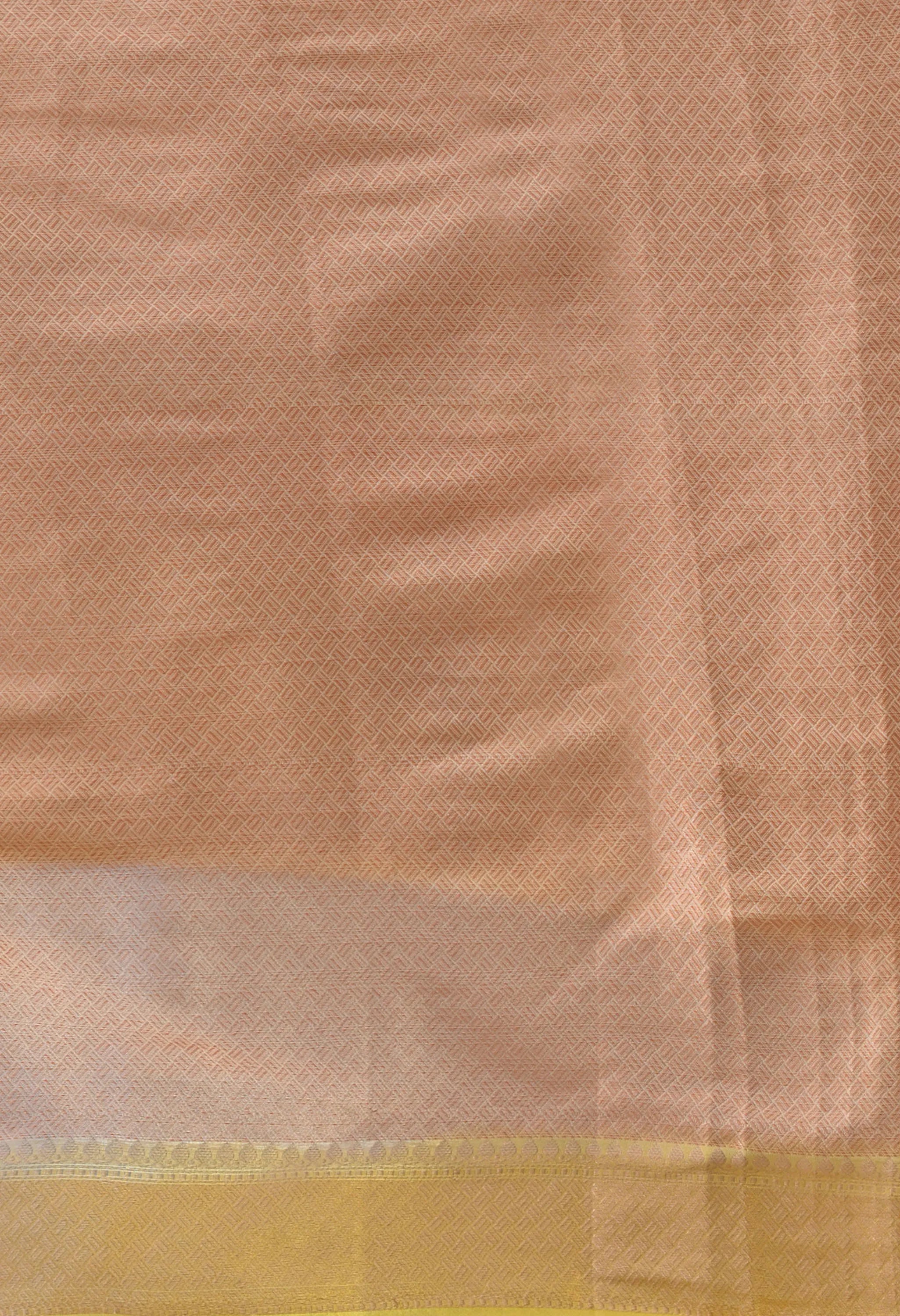 Beige Rangkat Silk Saree