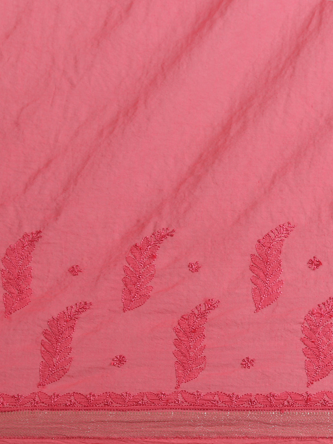 Festive Chanderi Linen Saree