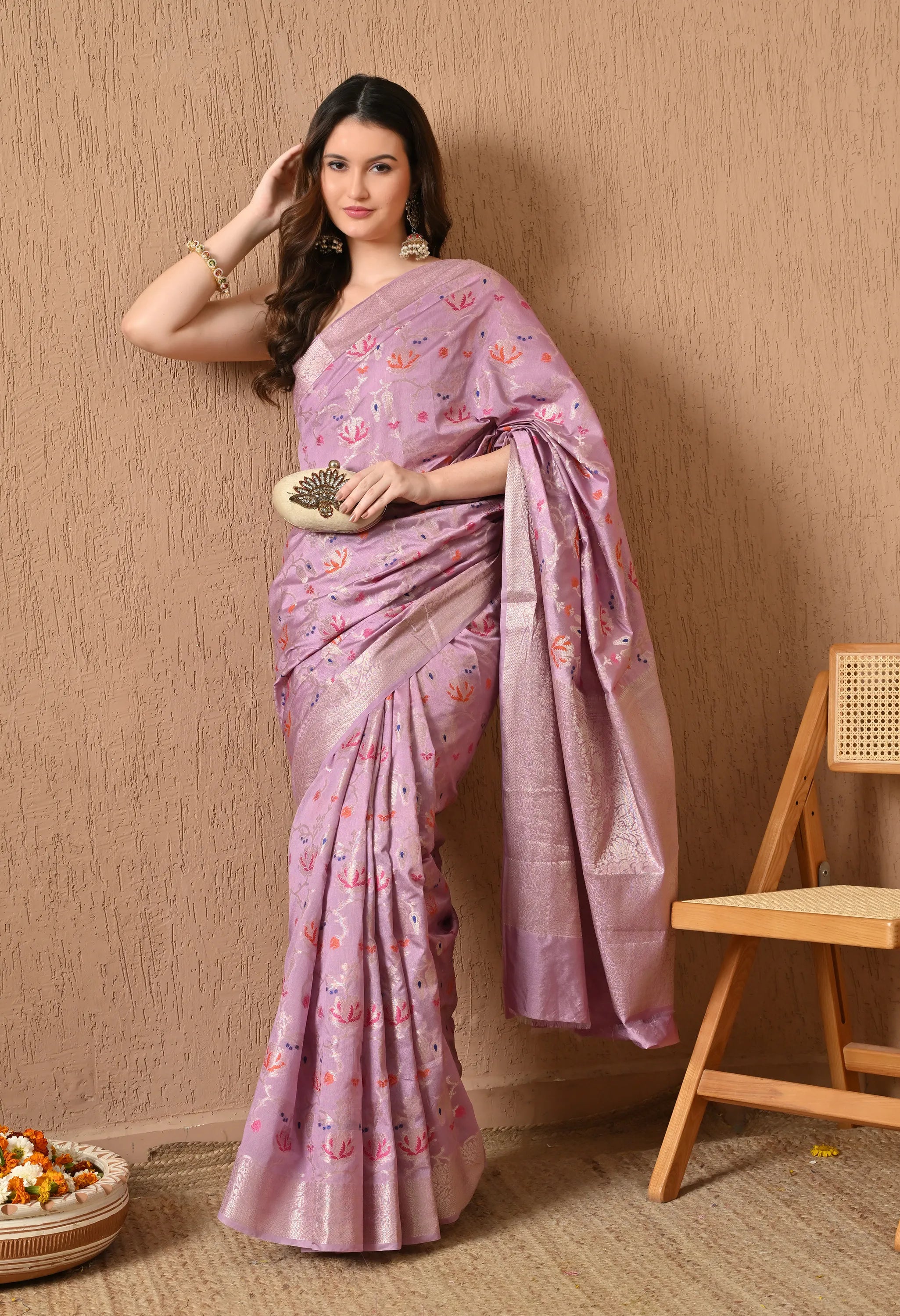 Purple Silk Saree 
