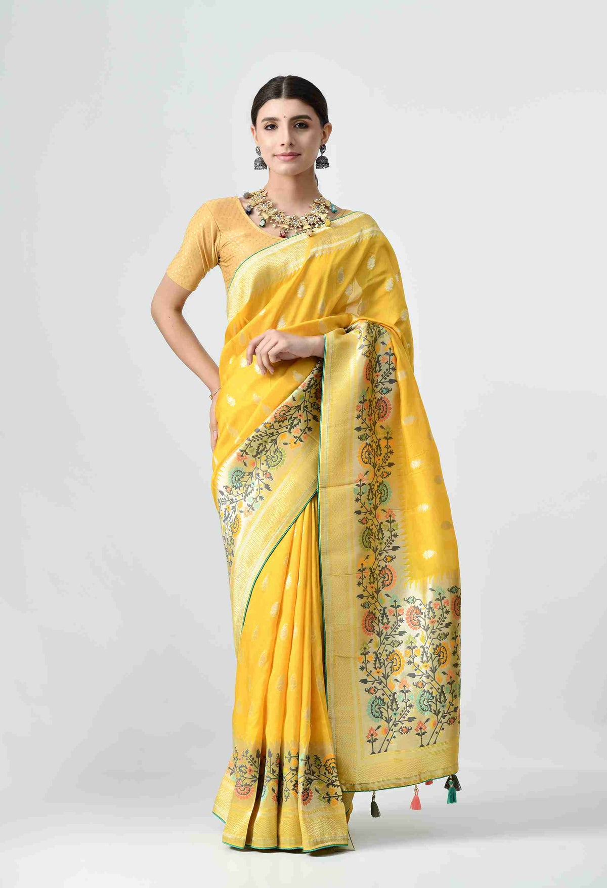 Festive collection of Tussar silk sarees for Raksha Bandhan