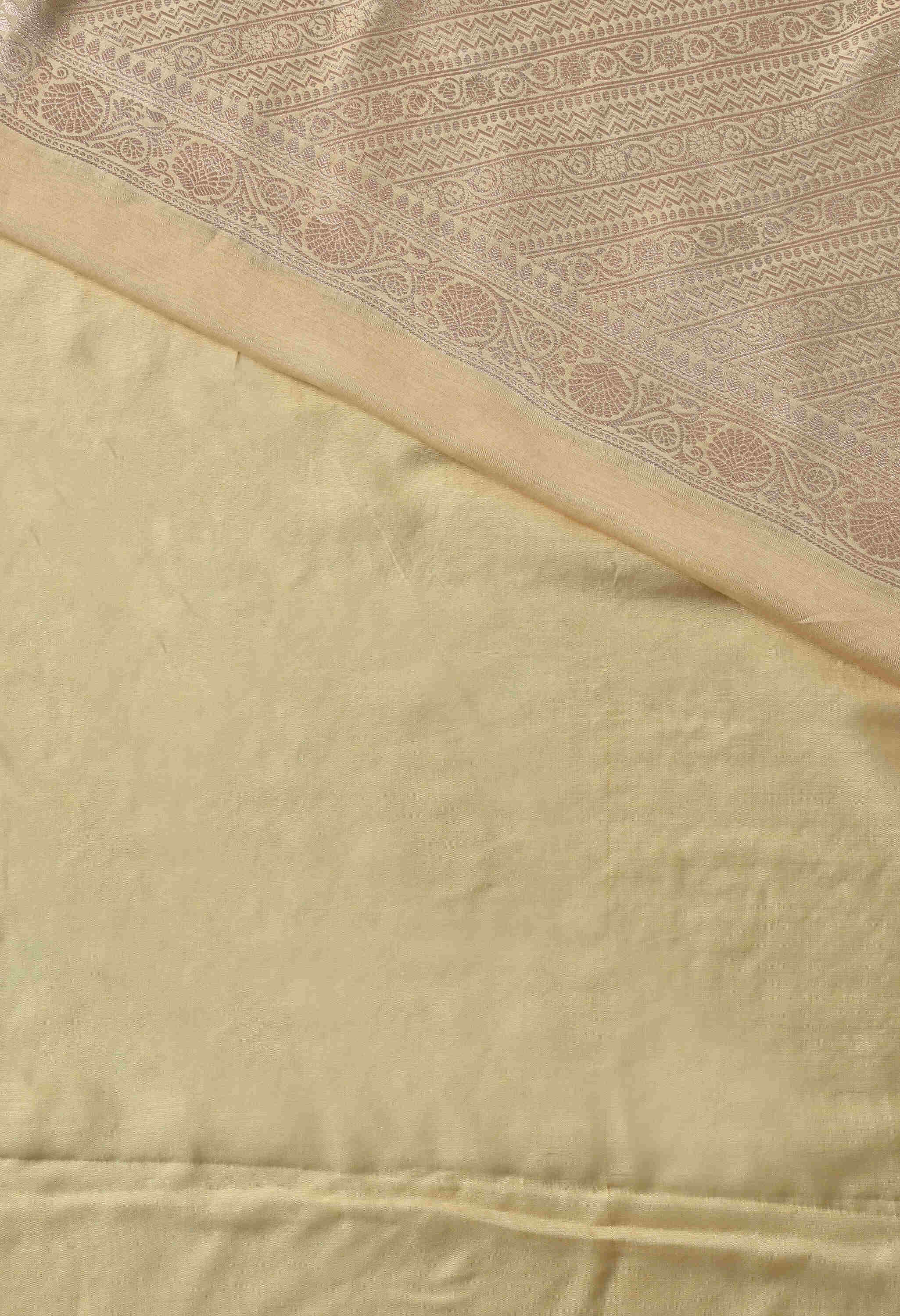 Festive yellow silk Saree jari Weave