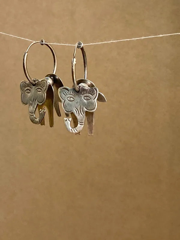 Pure silver earrings online India