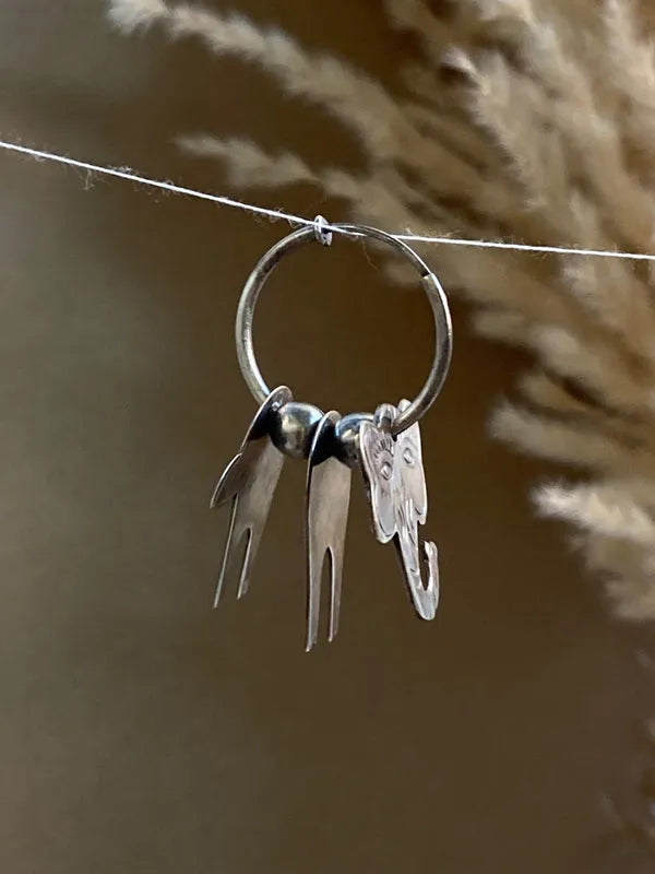 Pure silver earrings online India