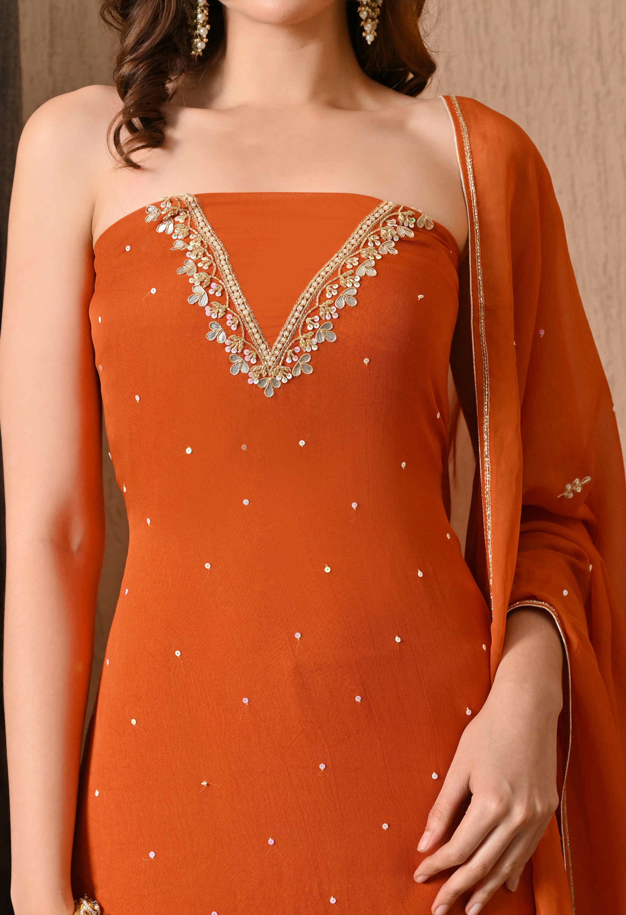 Handmade Georgette Suit Set