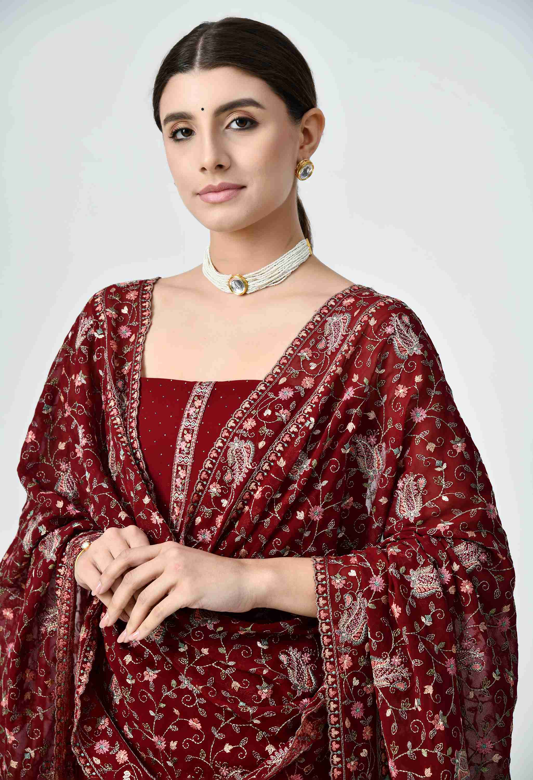 Georgette salwar kameez set