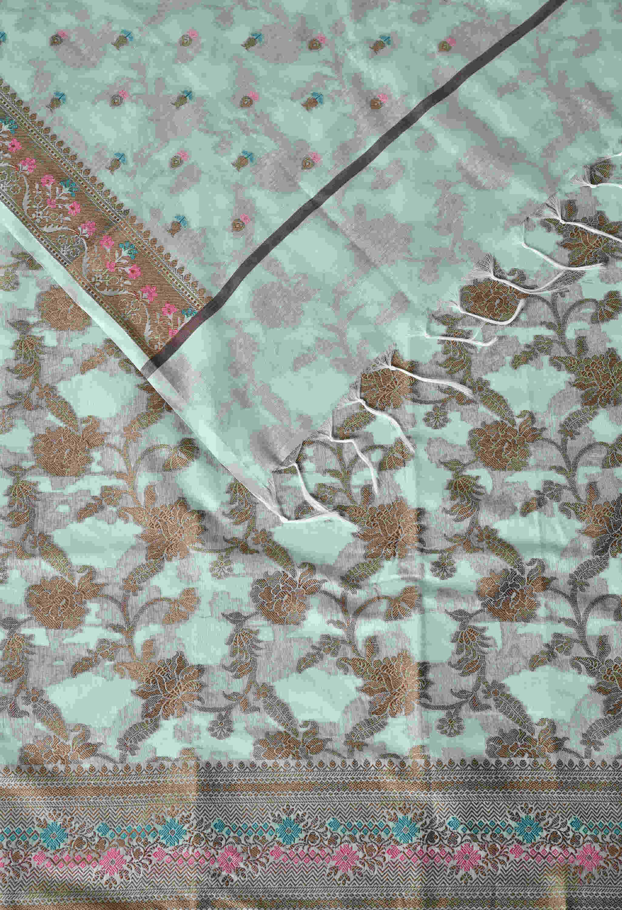 Chanderi cotton salwar kameez