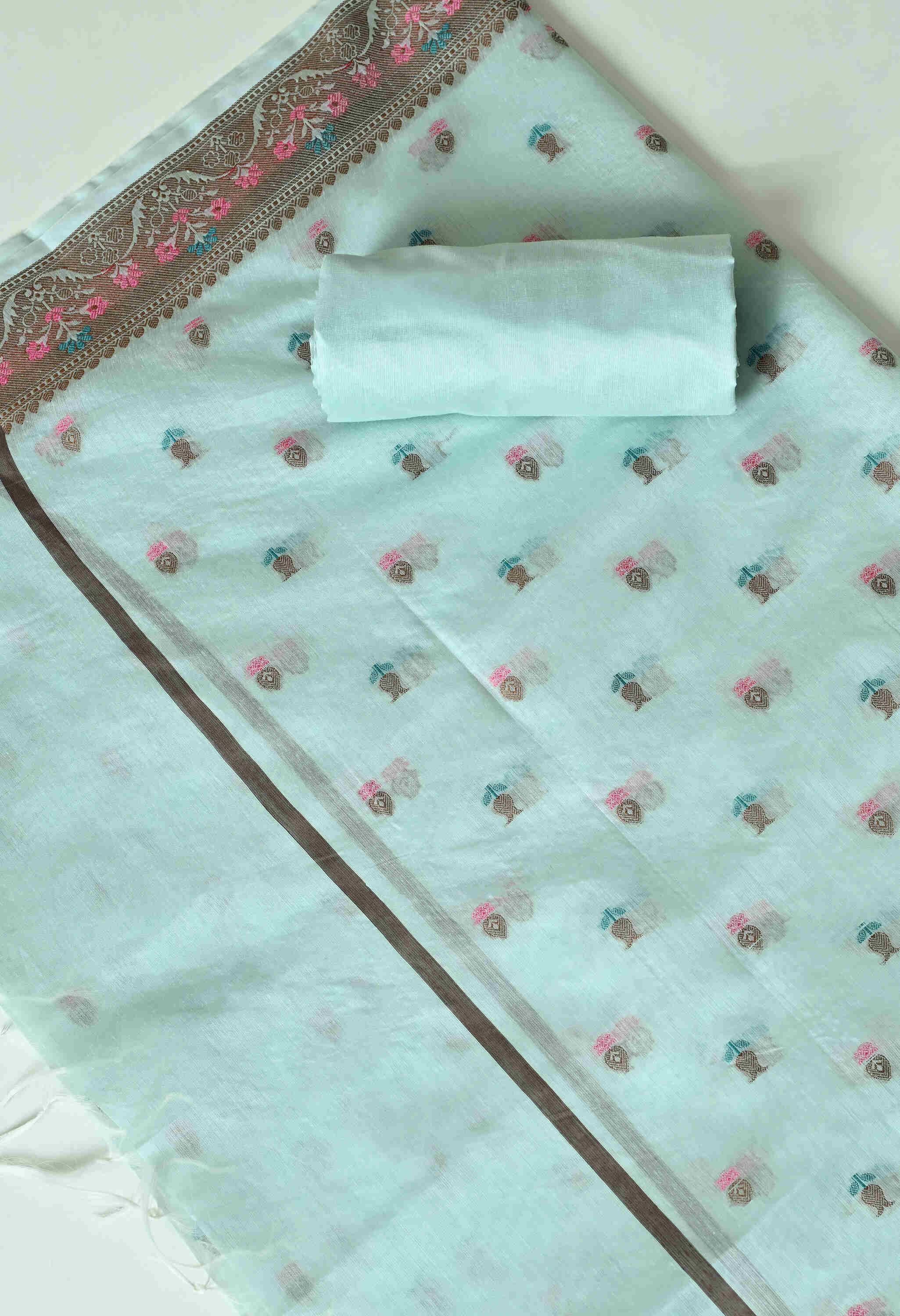 Chanderi cotton salwar kameez