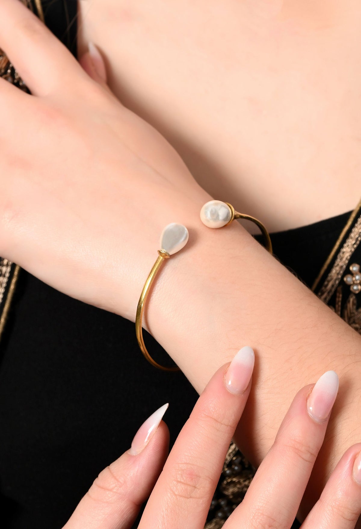 Hallmarked pure silver bracelet India