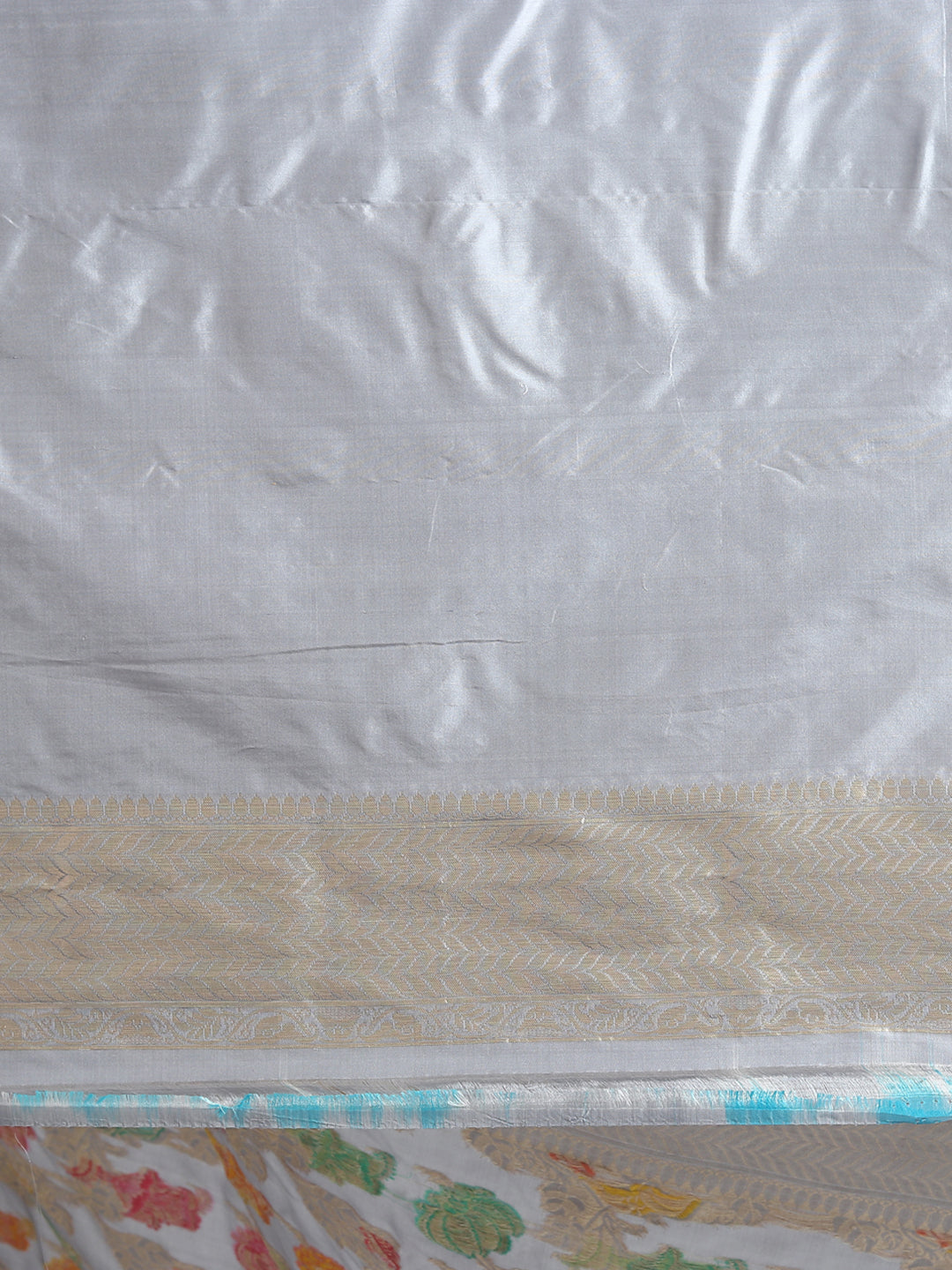 Handloom Katan blouse saree