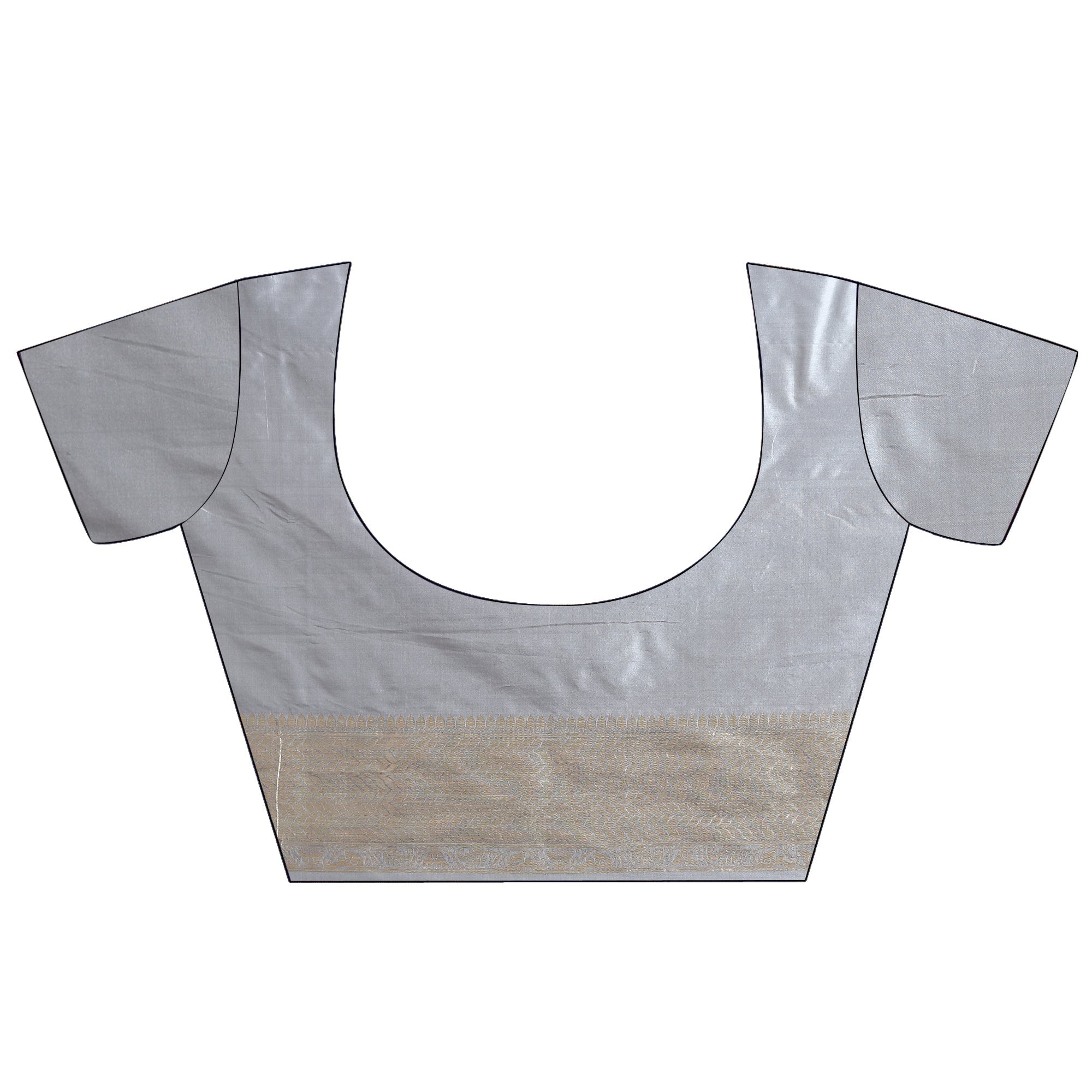 Handloom Katan blouse saree